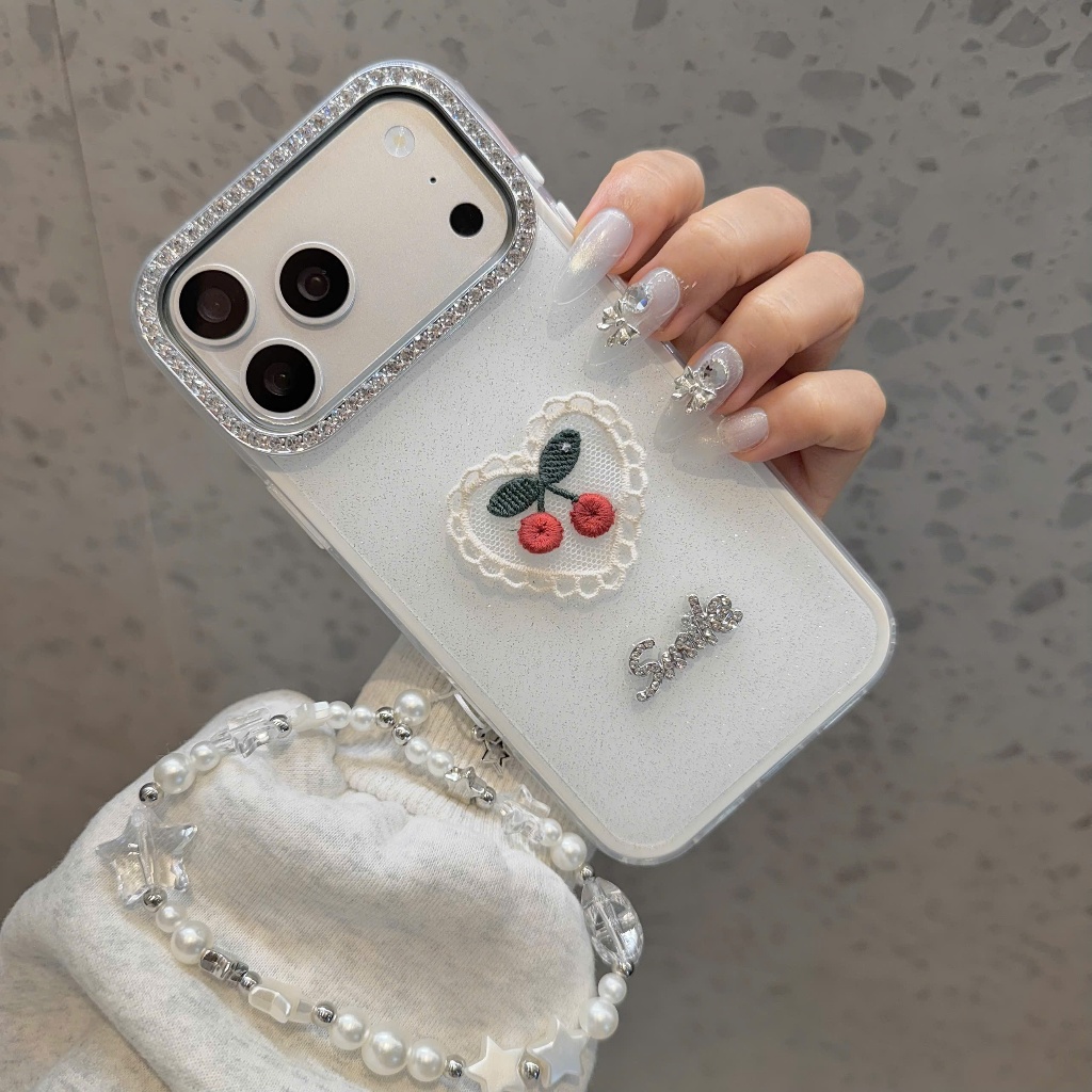 🌸  ỐP LƯNG IPHONE CHERRY PHONG CÁCH HÀN QUỐC CỰC CUTE  _ CHERRY KAWAII CASE  🍒✨