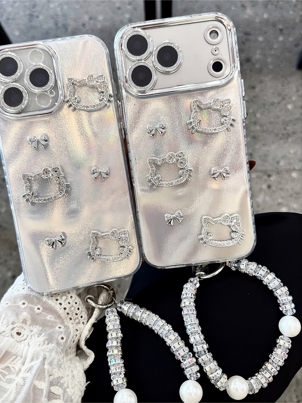Ốp Lưng iPhone Silver Kitty - Dễ Thương Nhưng Phải Sang