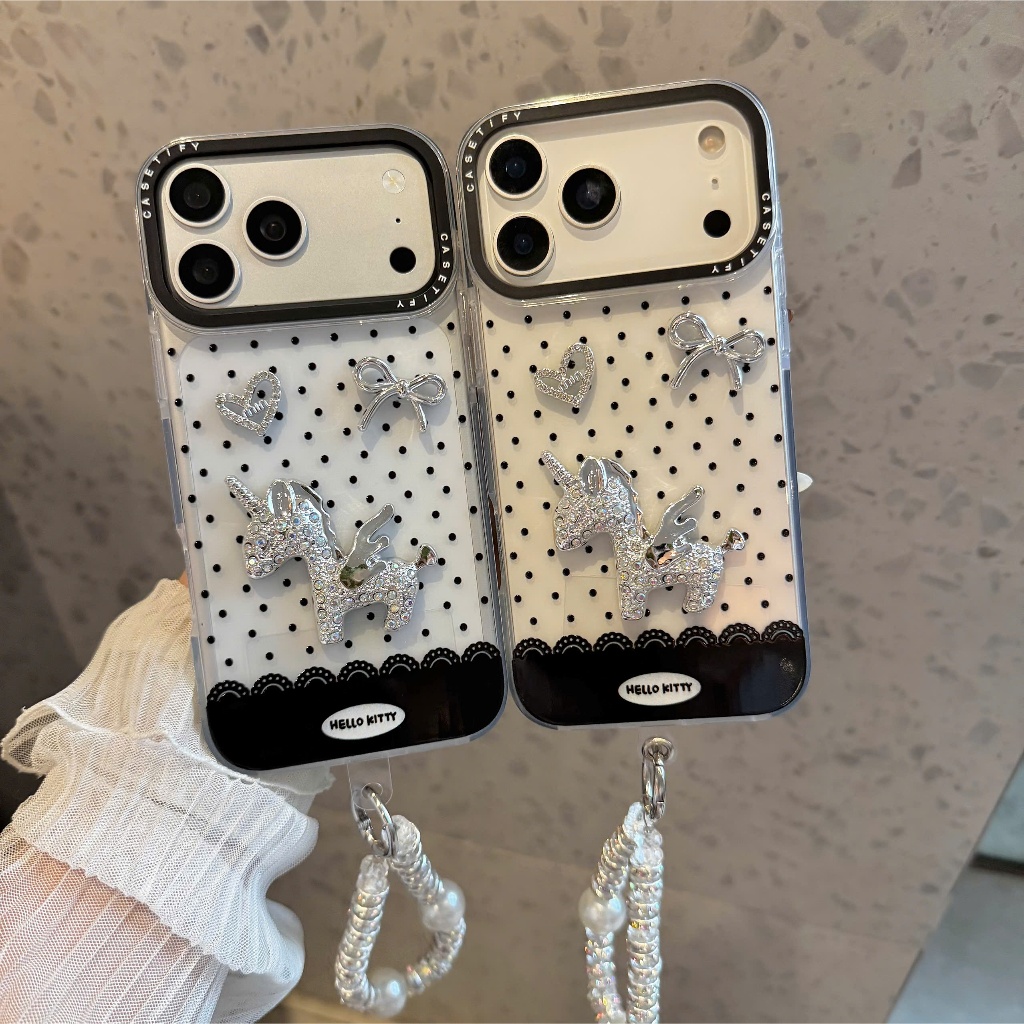 ✨ Ốp Lưng Iphone Ốp Lưng Kỳ Lân Lấp Lánh Sang Xịn - Crystal Unicorn Chic🦄