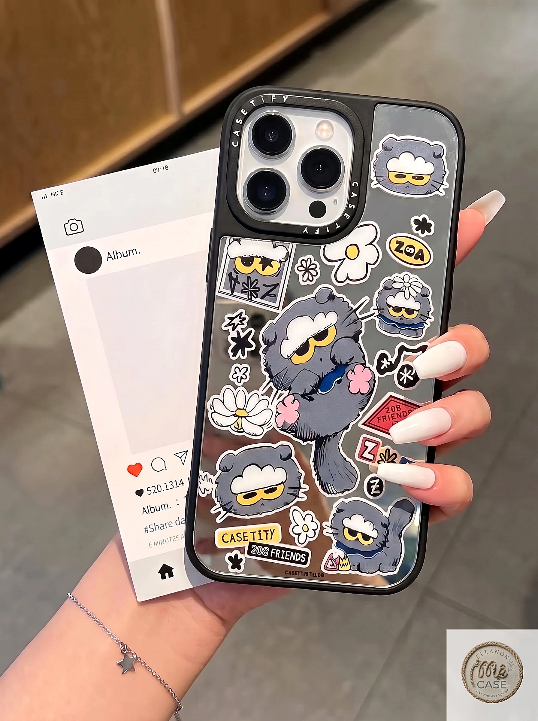 MÃ 32. Ốp Lưng Mèo Mặt Ngốc Vô Tri Cho iPhone - Case Điện Thoại Độc Đáo Ngộ Nghĩnh