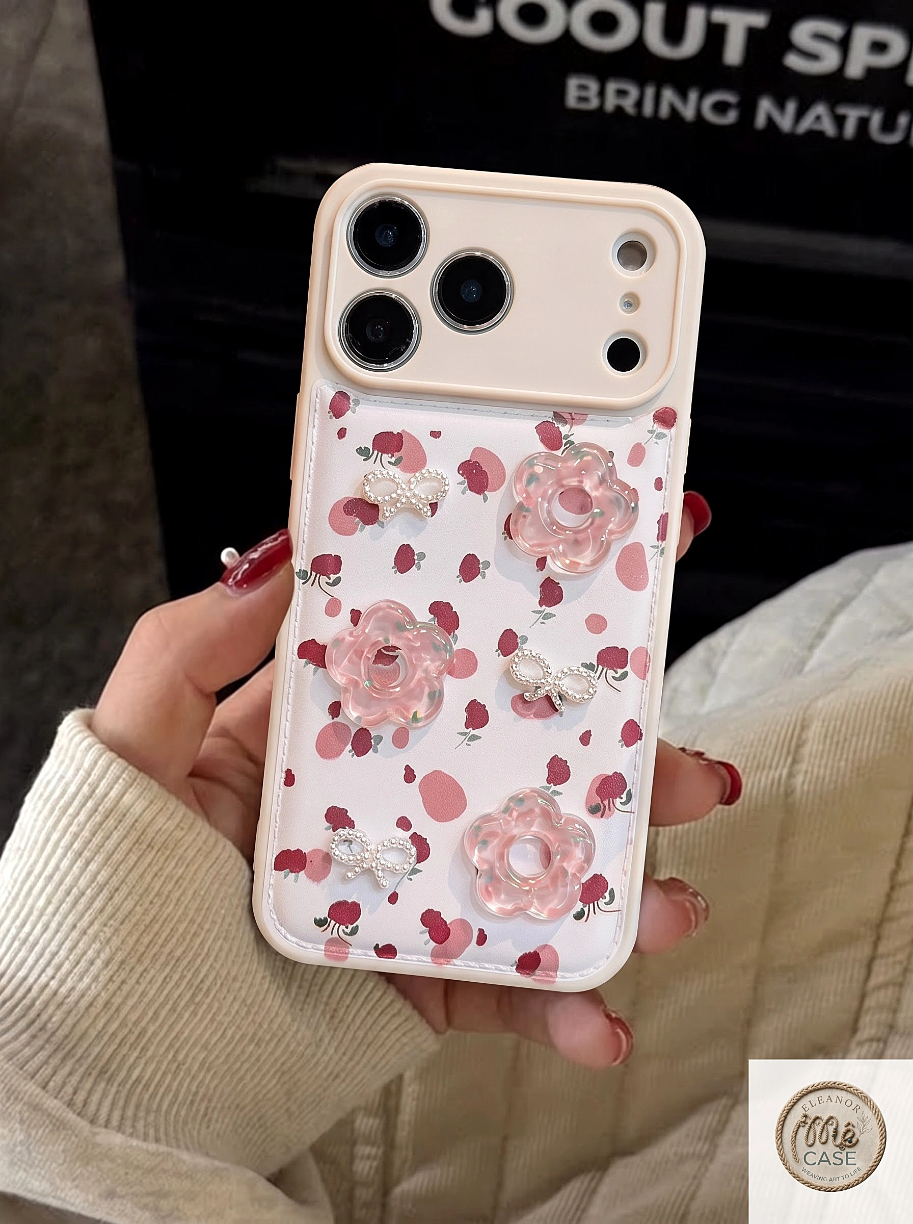 Ốp Lưng Iphone Hoa Pha Lê