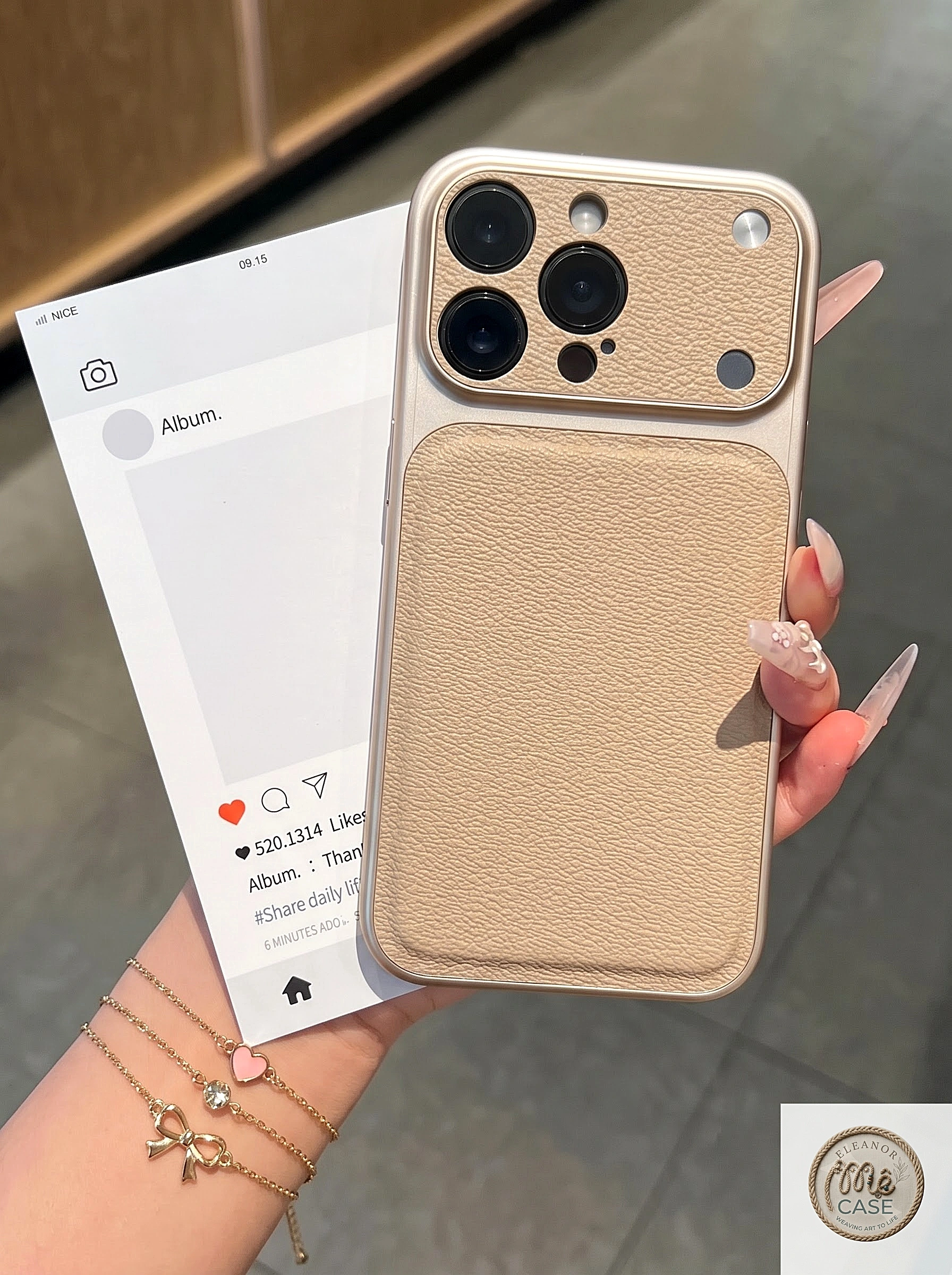 MÃ 44. Ốp Lưng iPhone Vân Da Hàng Loại 1 Minimal Leather - Thấy Là Sang , Dùng Là Mê