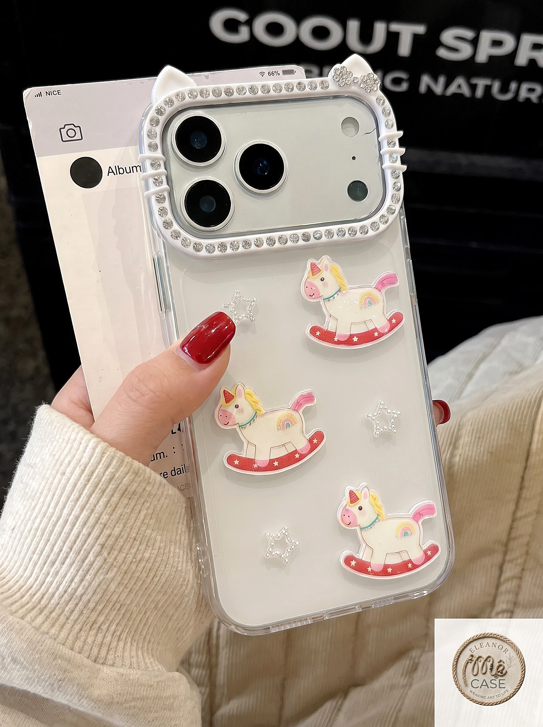 ỐP LƯNG IPHONE NGỰA GỖ DREAMY UNICORN – ĐÁNH THỨC SỰ ĐÁNG YÊU TRONG BẠN! ✨
