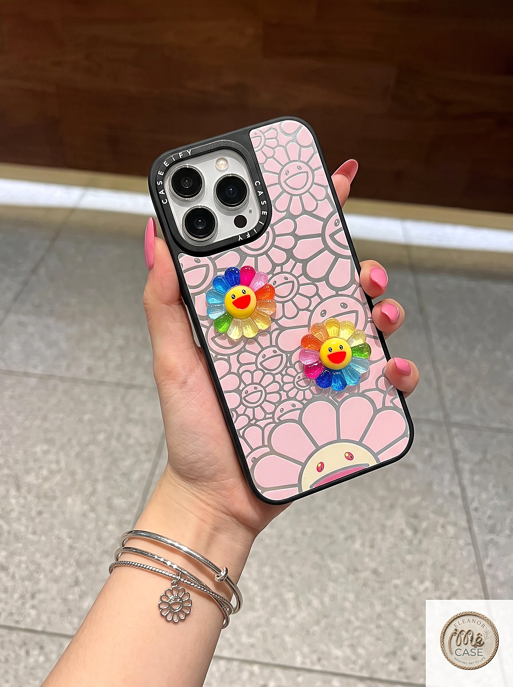 MÃ 72. Ốp Lưng Iphone Hoa Cười Hồng- Năng lượng Tích Cực Cho Ngày Mới🌈
