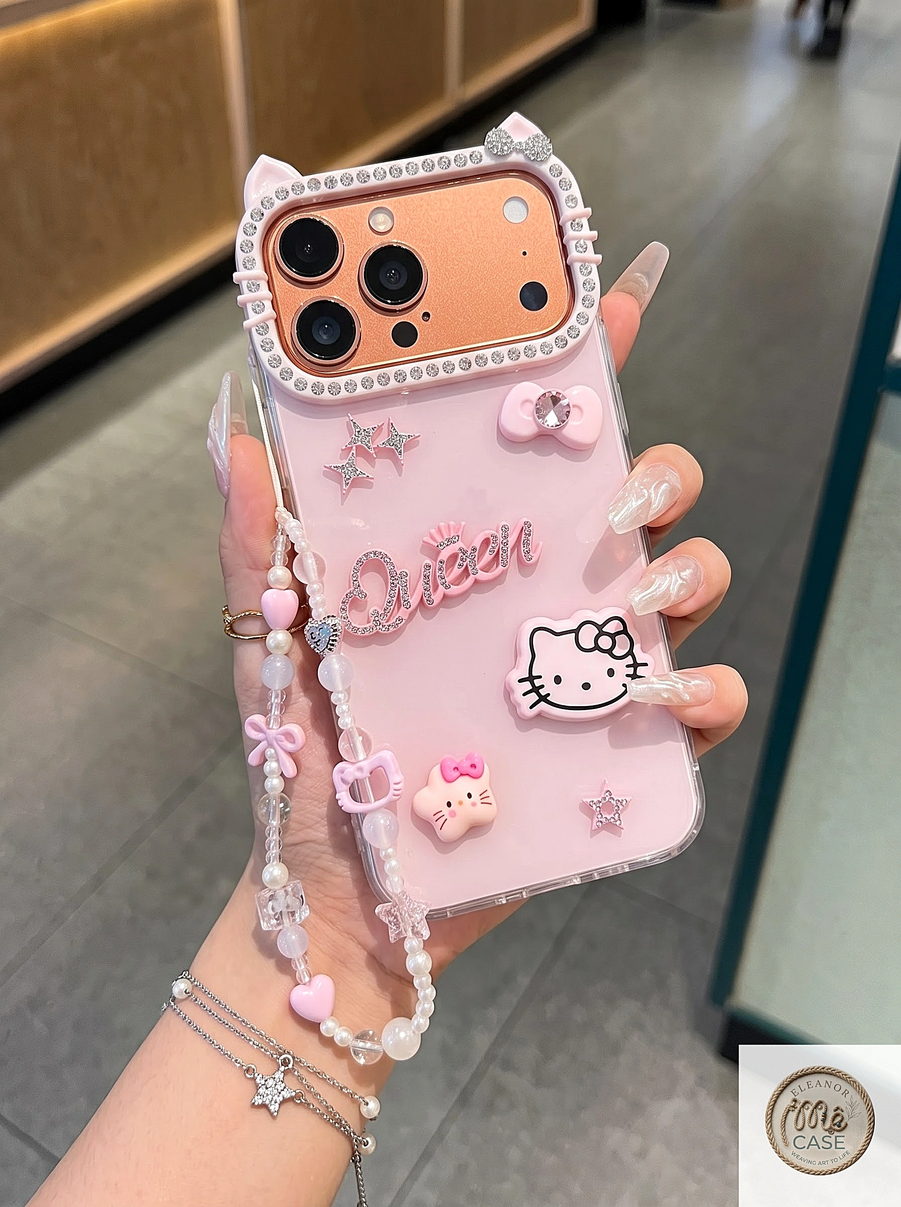 Ốp Lưng Iphone Queen Kitty Dễ Thương