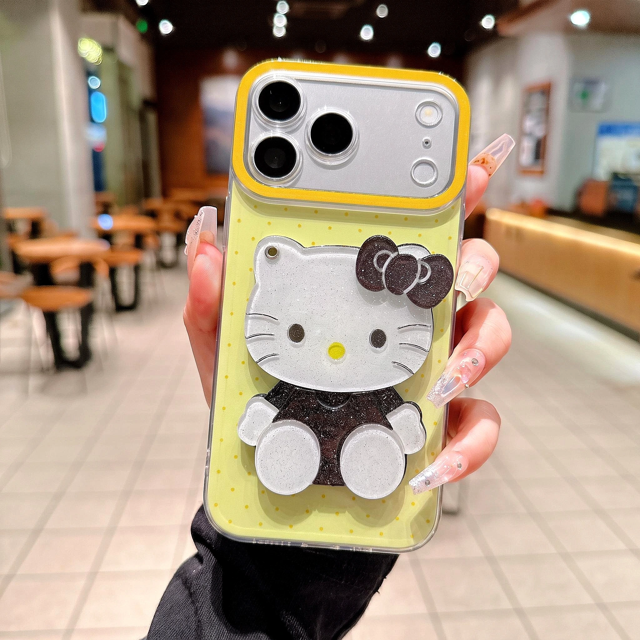 Ốp Lưng iPhone Hello Kitty 3D  Chống Va Đập Màu Pastel - Mê case