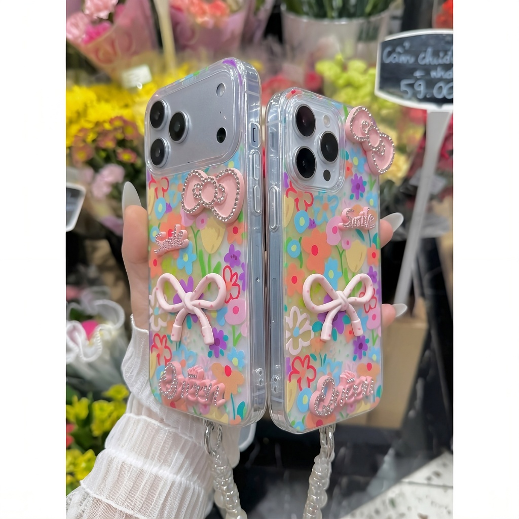 Ốp Lưng iPhone Nơ Hoa Rực Rỡ - Mùa Hè Vui Tươi