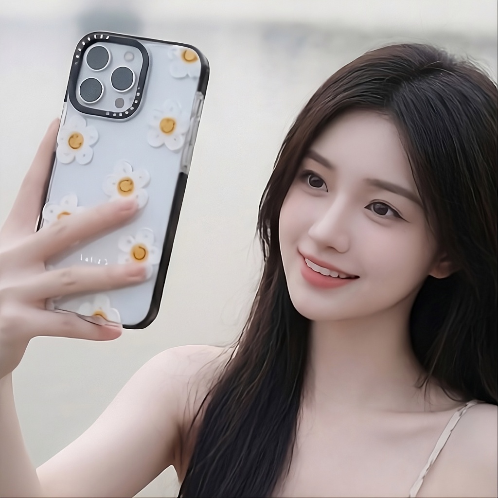 Ốp Lưng Iphone Hoa Cúc Trắng - Sunny Daisy Vibes ☀️🌼