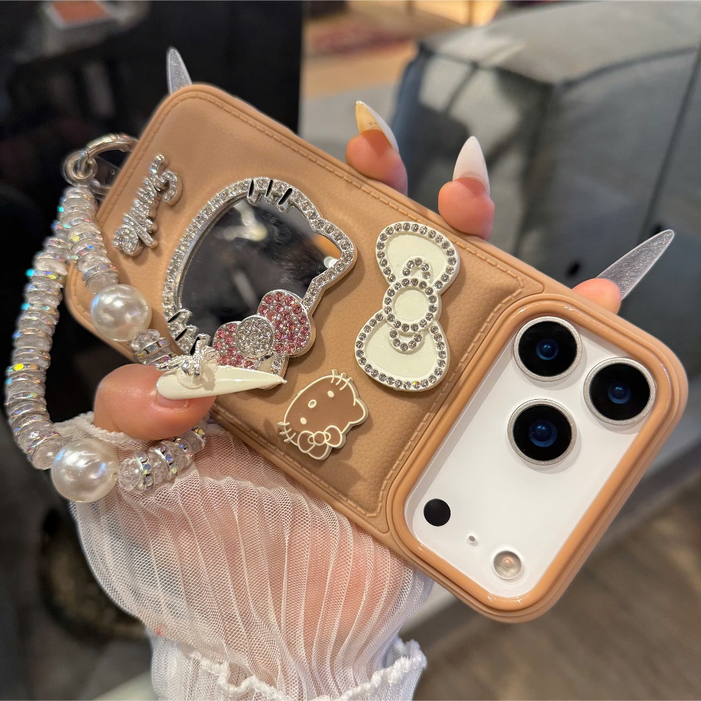 Ốp Lưng Iphone Brown Babe kitty - Nâu Tiểu Thư