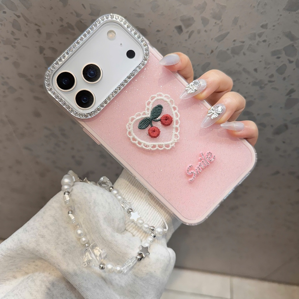 🌸  ỐP LƯNG IPHONE CHERRY PHONG CÁCH HÀN QUỐC CỰC CUTE  _ CHERRY KAWAII CASE  🍒✨