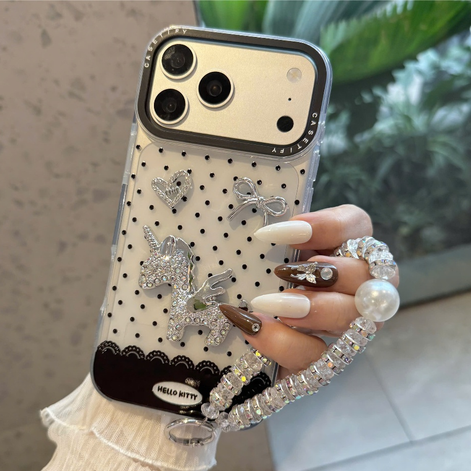 ✨ Ốp Lưng Iphone Ốp Lưng Kỳ Lân Lấp Lánh Sang Xịn - Crystal Unicorn Chic🦄