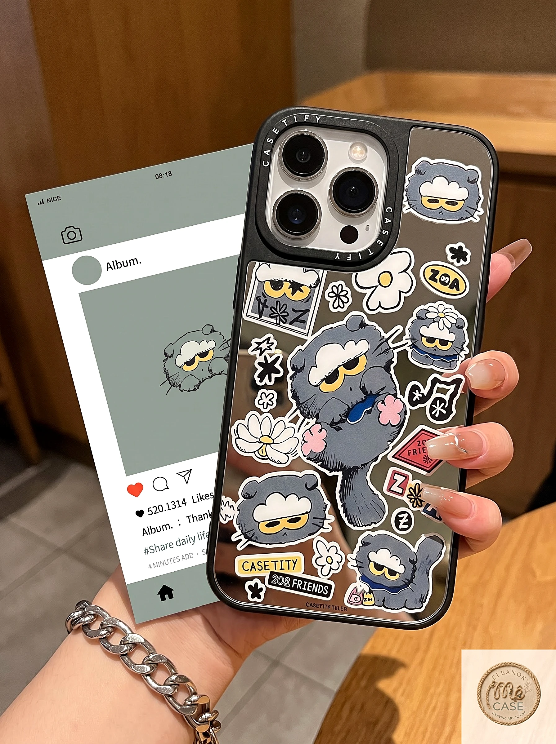 MÃ 32. Ốp Lưng Mèo Mặt Ngốc Vô Tri Cho iPhone - Case Điện Thoại Độc Đáo Ngộ Nghĩnh