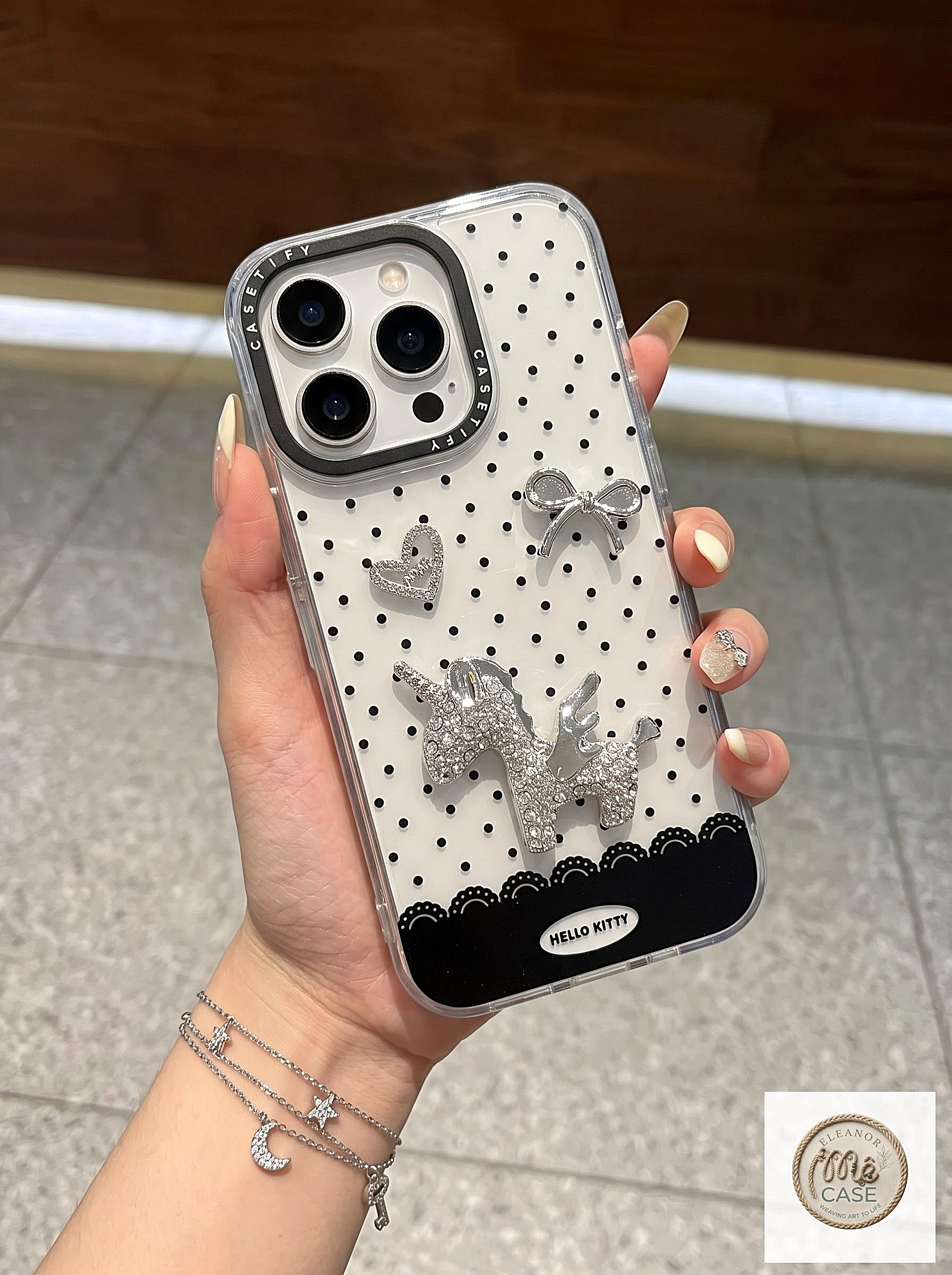 ✨ Ốp Lưng Iphone Ốp Lưng Kỳ Lân Lấp Lánh Sang Xịn - Crystal Unicorn Chic🦄