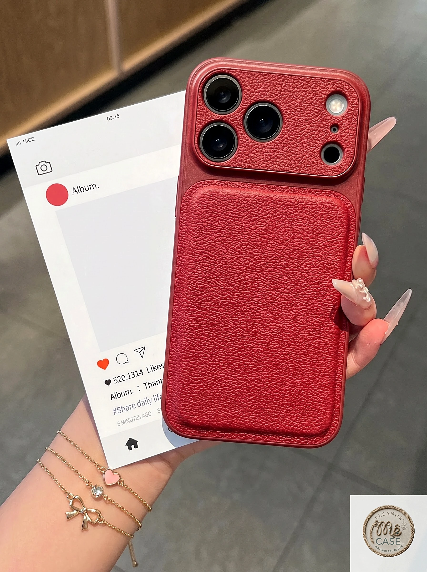 MÃ 44. Ốp Lưng iPhone Vân Da Hàng Loại 1 Minimal Leather - Thấy Là Sang , Dùng Là Mê