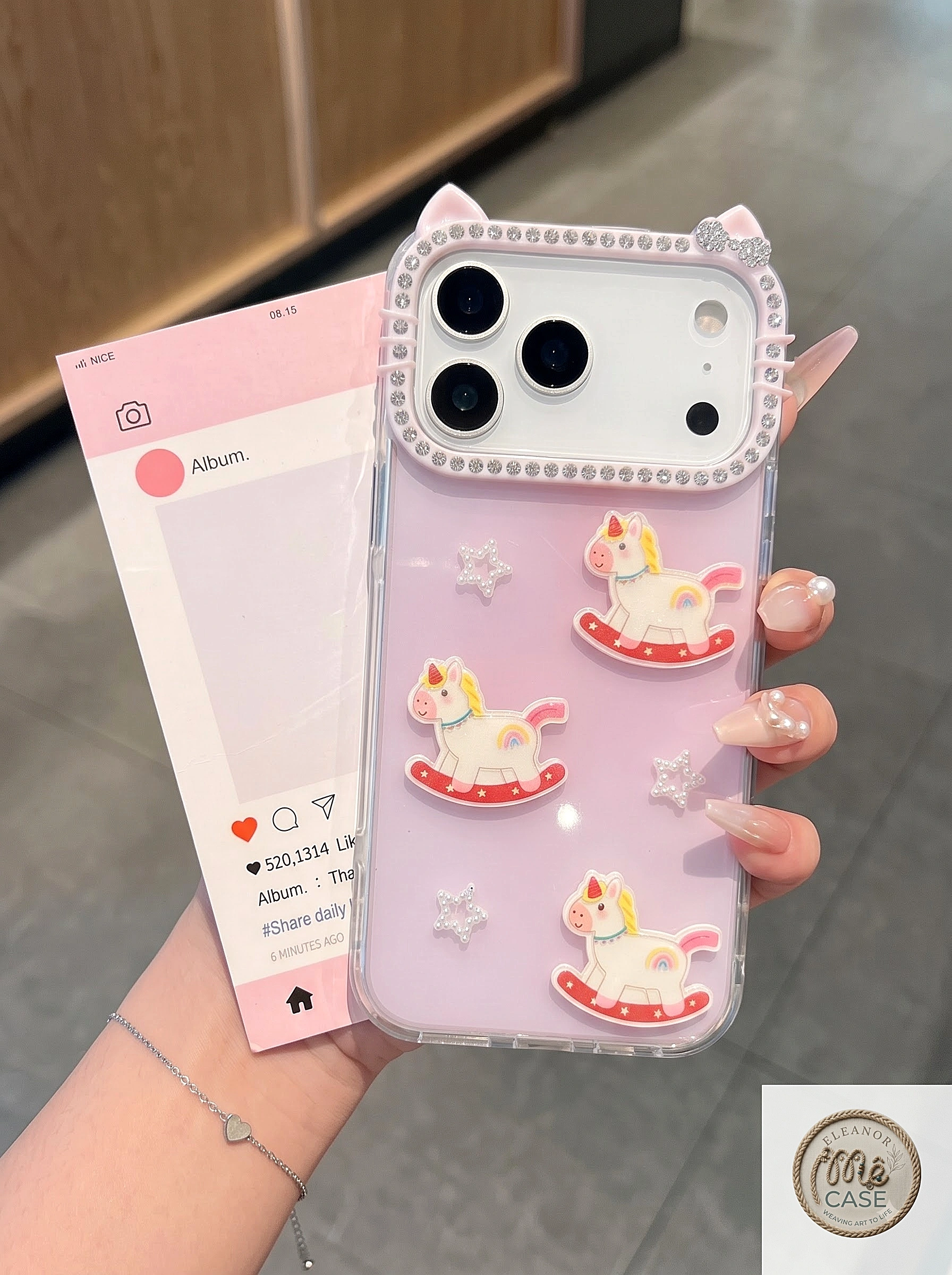 ỐP LƯNG IPHONE NGỰA GỖ DREAMY UNICORN – ĐÁNH THỨC SỰ ĐÁNG YÊU TRONG BẠN! ✨