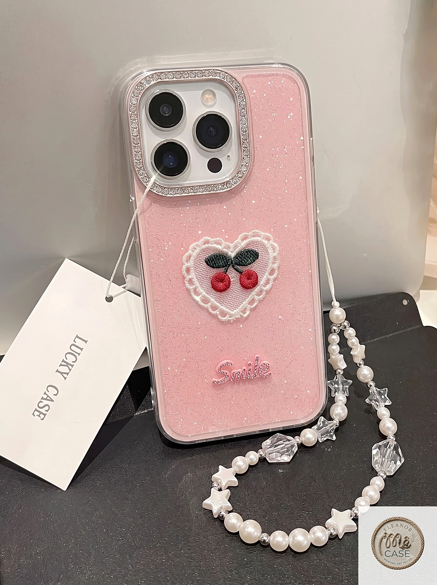 🌸  ỐP LƯNG IPHONE CHERRY PHONG CÁCH HÀN QUỐC CỰC CUTE  _ CHERRY KAWAII CASE  🍒✨