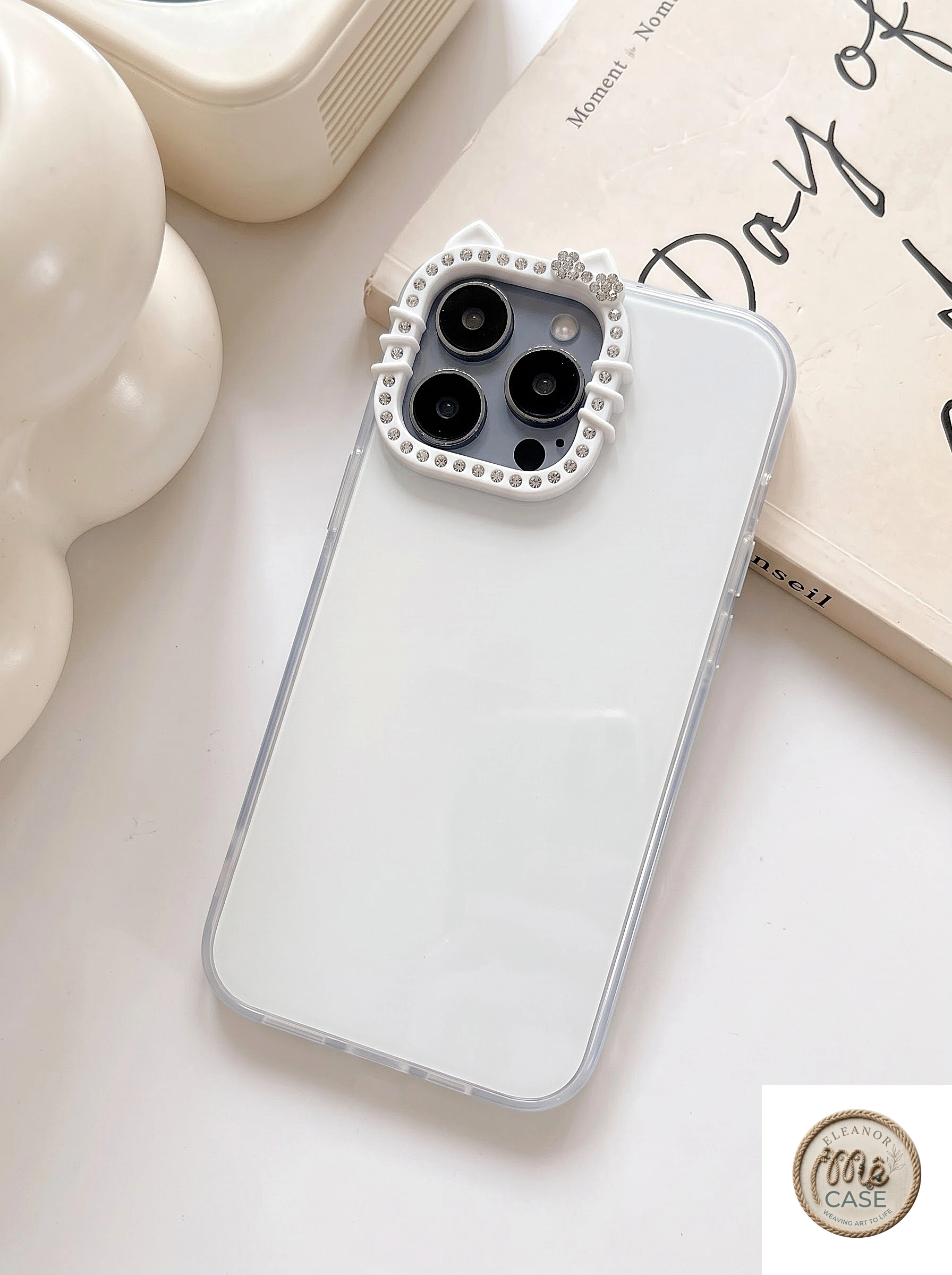 MÃ 48. Ốp Lưng Iphone Viền Camera Đính Đá Lấp Lánh