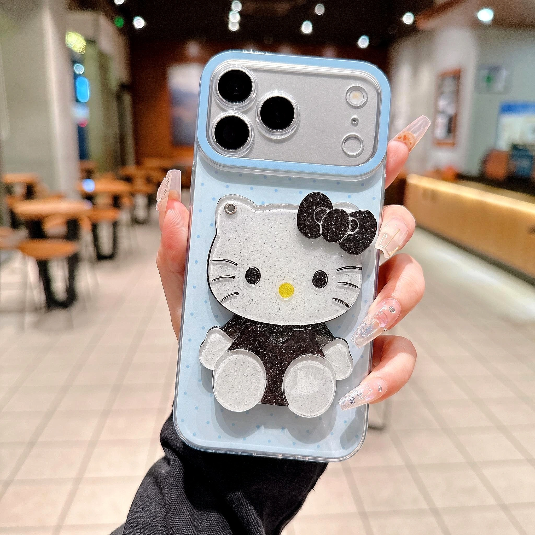 Ốp Lưng iPhone Hello Kitty 3D  Chống Va Đập Màu Pastel - Mê case