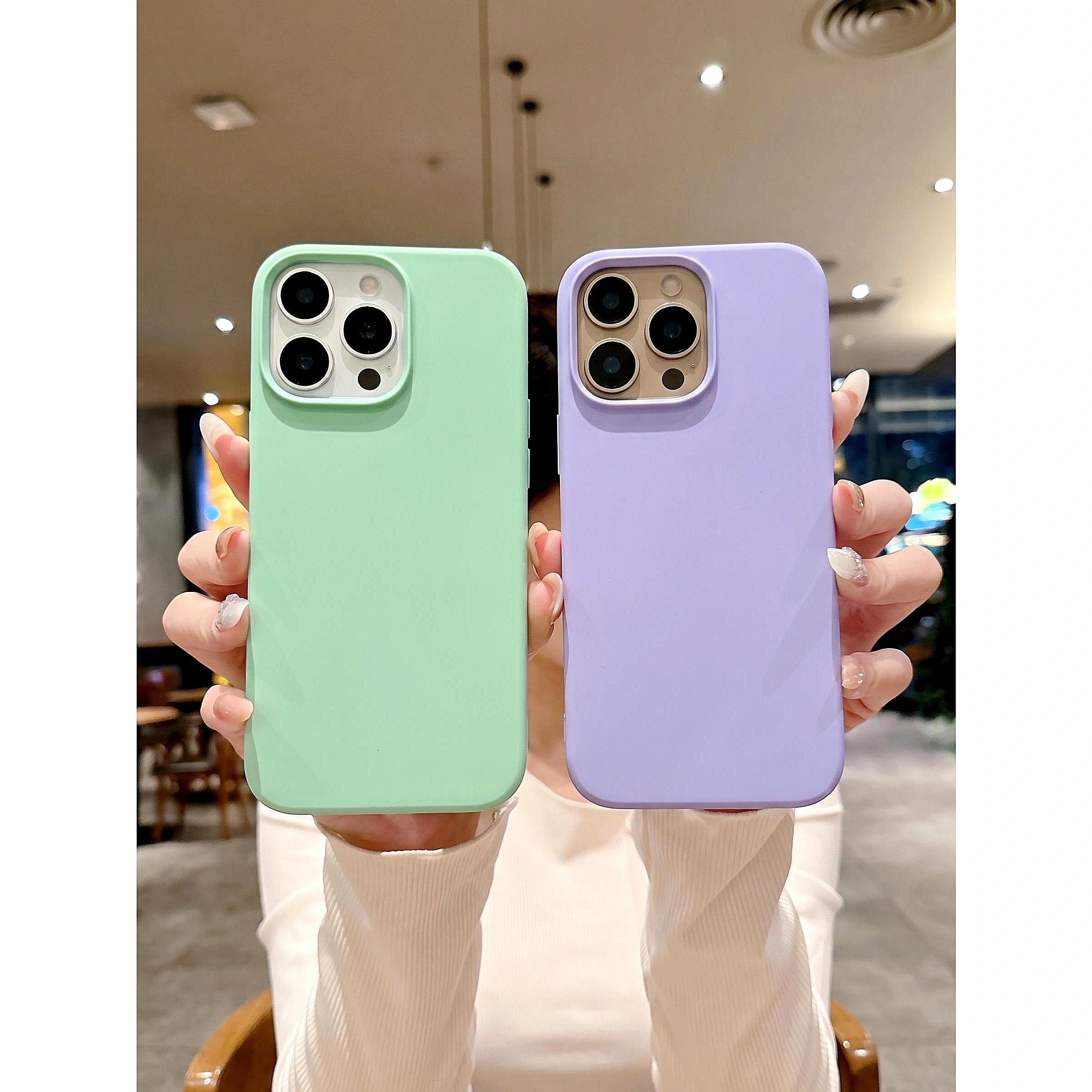 Ốp Lưng iPhone Chống Bẩn Mịn Nhiều Màu Bảo Vệ Camera Toàn Diện - mê case