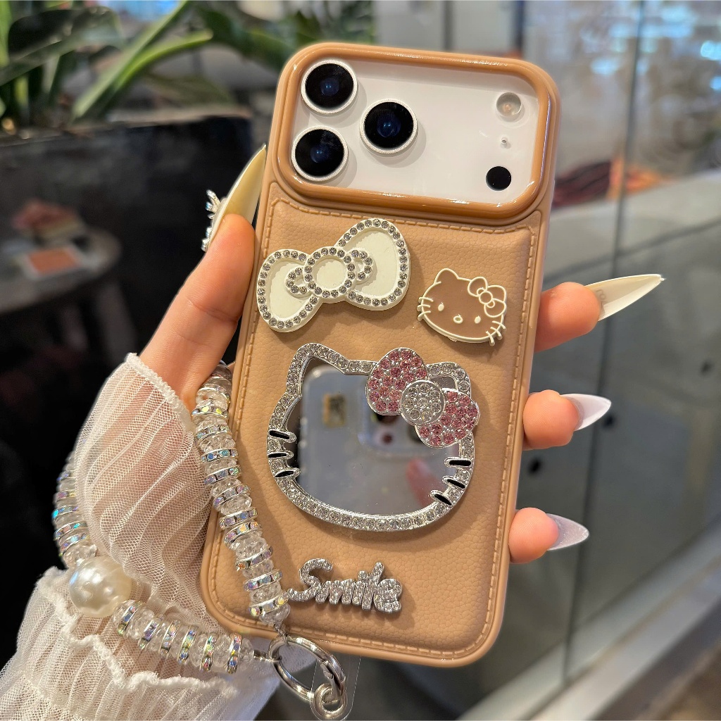 Ốp Lưng Iphone Brown Babe kitty - Nâu Tiểu Thư