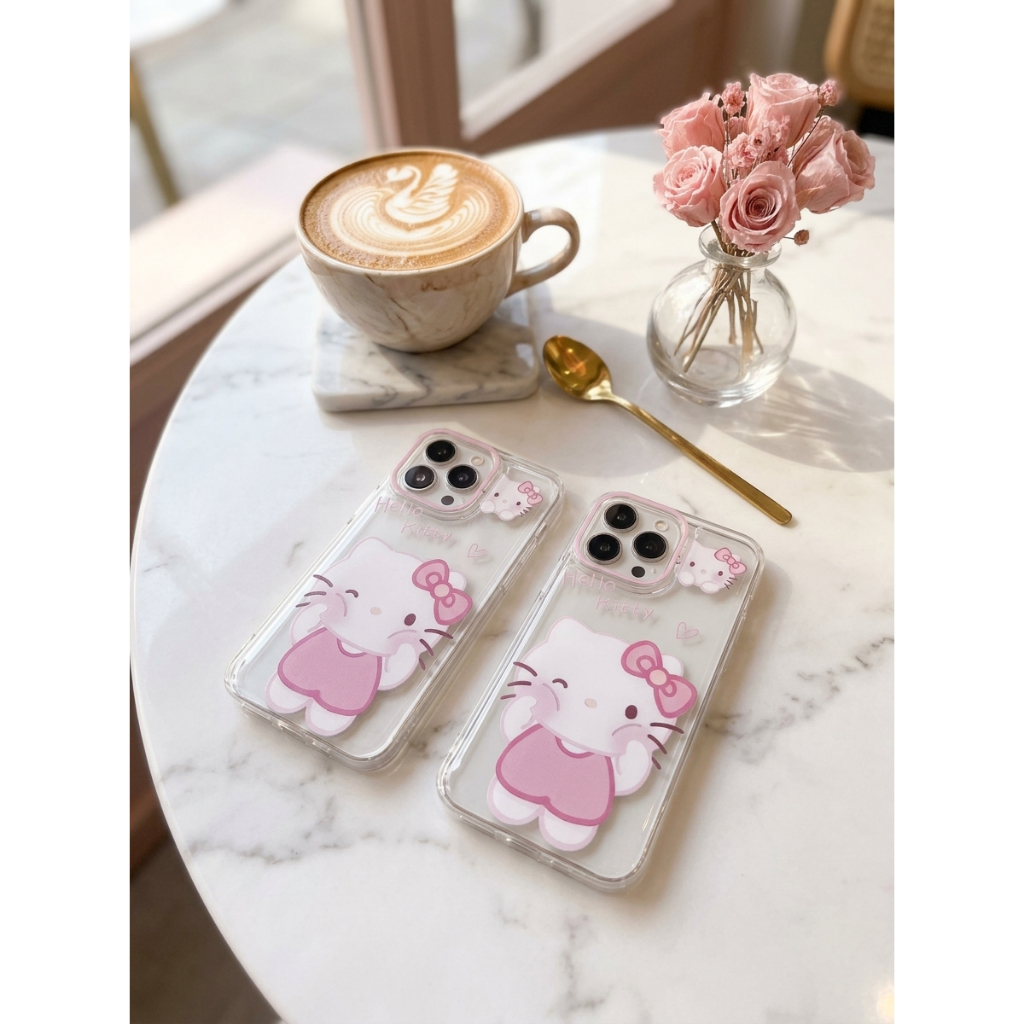 Ốp Lưng iPhone Kitty Cute Hồng