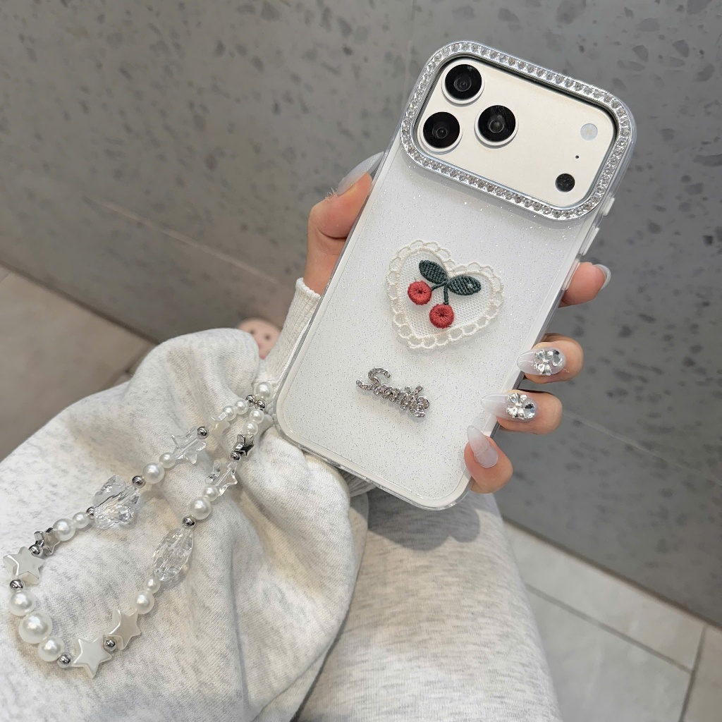 🌸  ỐP LƯNG IPHONE CHERRY PHONG CÁCH HÀN QUỐC CỰC CUTE  _ CHERRY KAWAII CASE  🍒✨
