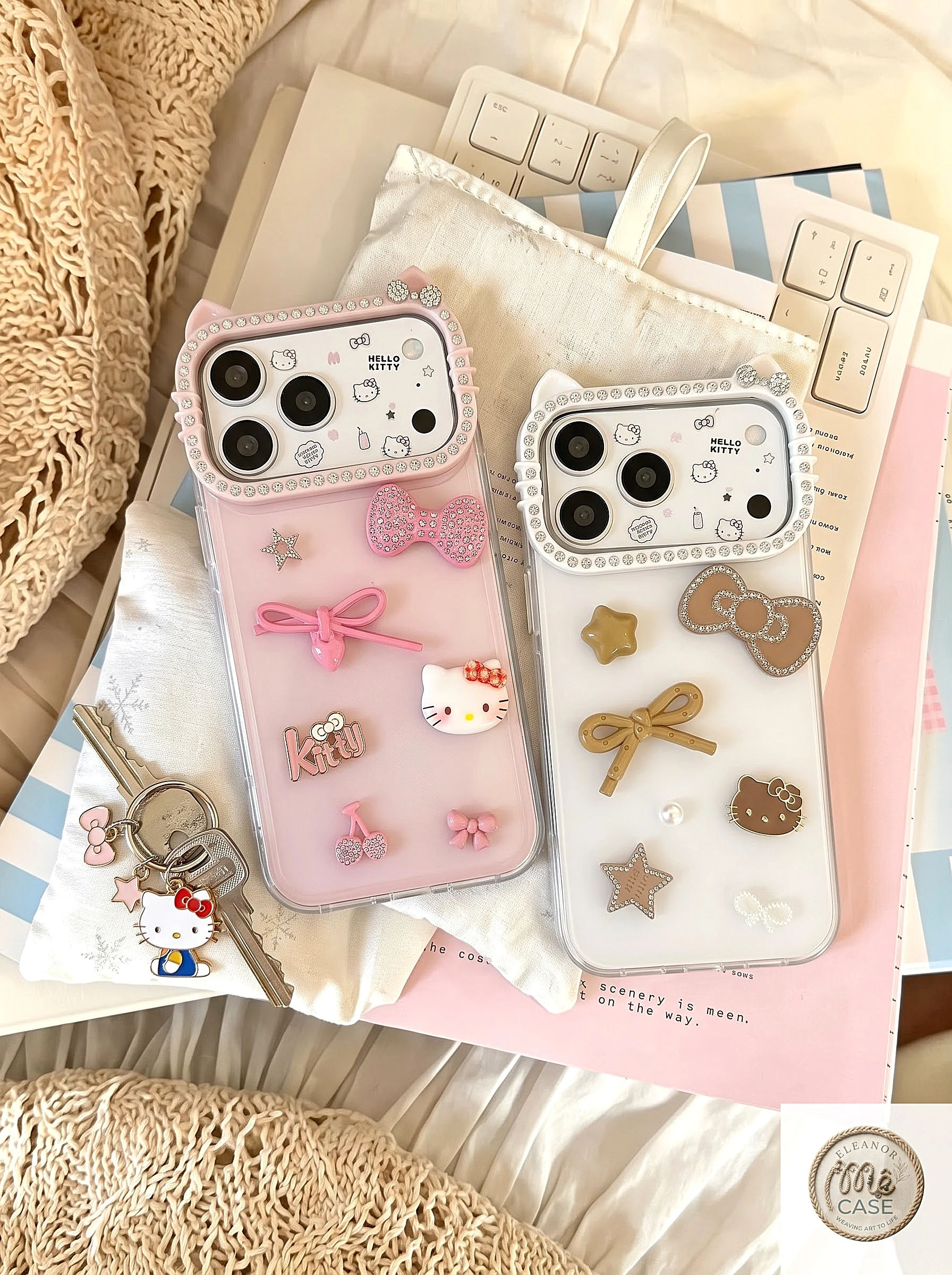 MÃ 70. Ốp Lưng iPhone Cute Candy Kitty - Cầm Là Thích - Dùng Là Phê