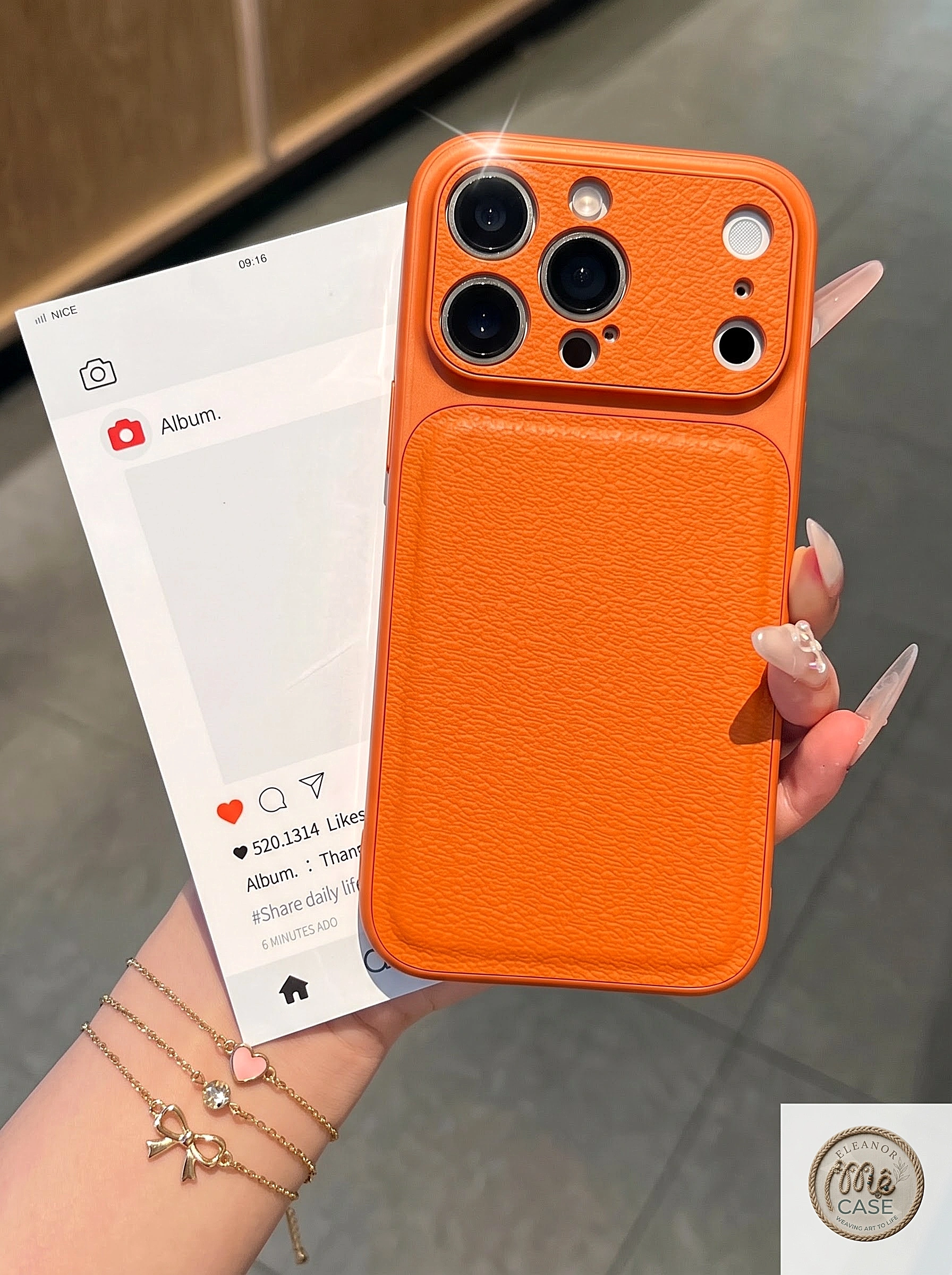MÃ 44. Ốp Lưng iPhone Vân Da Hàng Loại 1 Minimal Leather - Thấy Là Sang , Dùng Là Mê