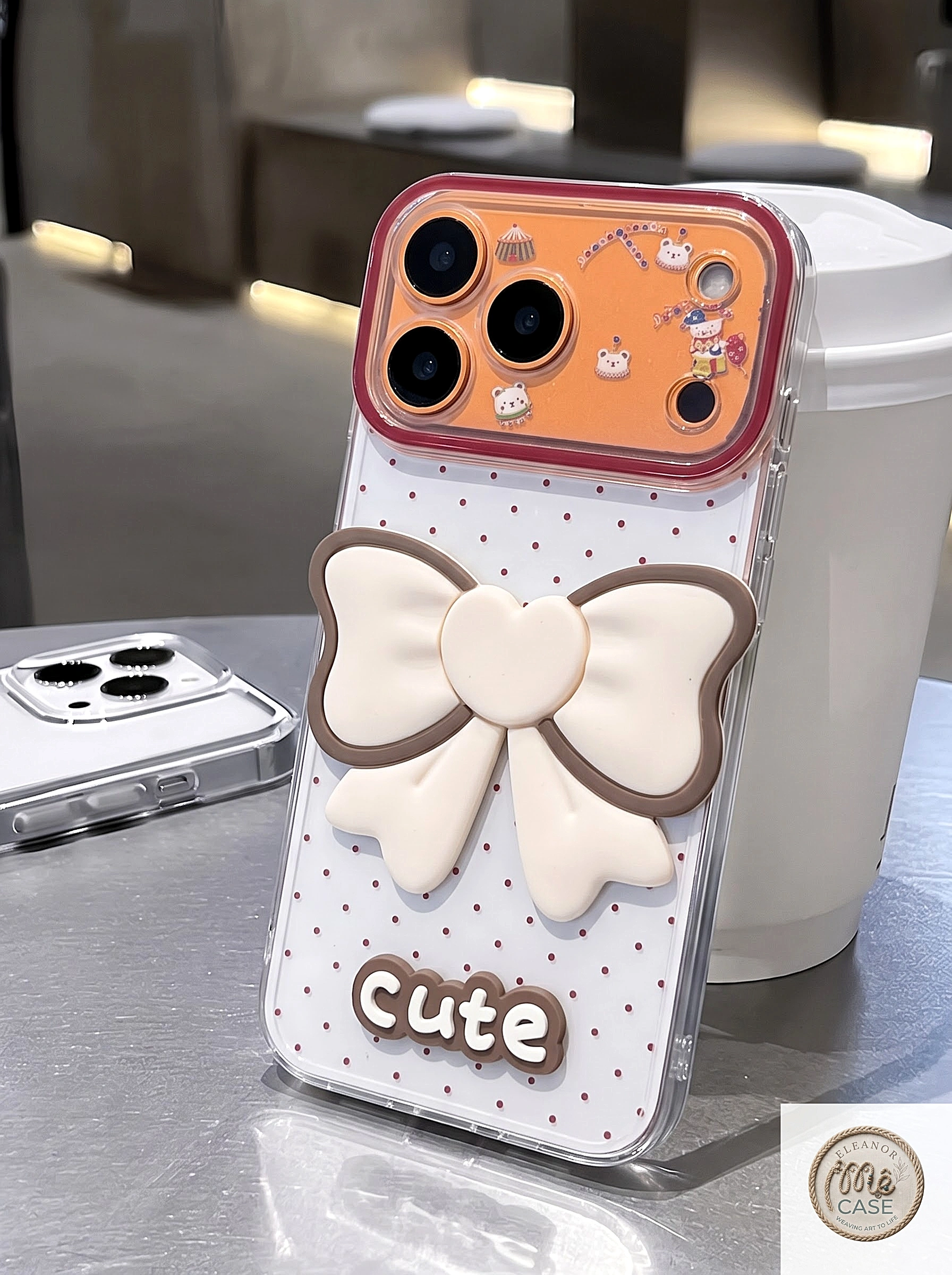 🎀 Ốp lưng iPhone Bow Cute Edition - Nơ Nổi Siêu Xinh💕💞
