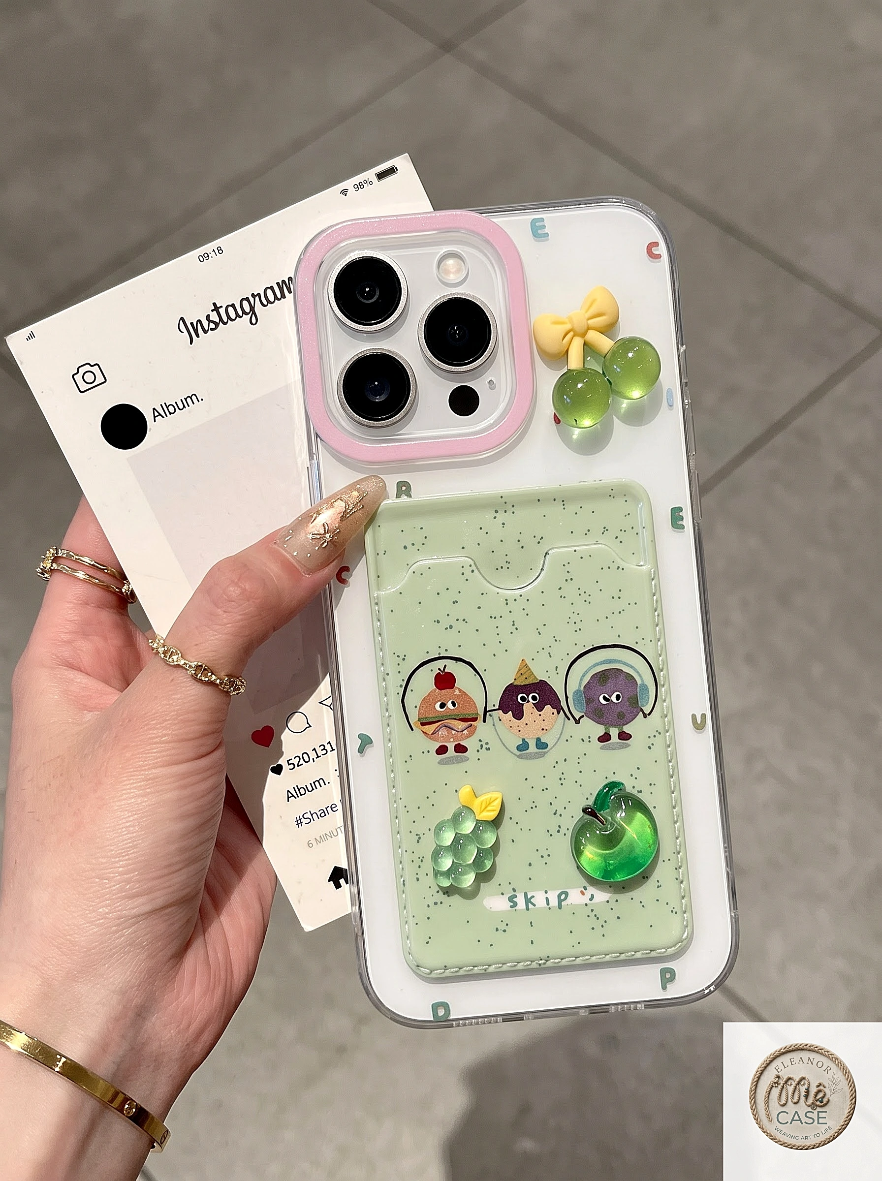 MÃ 125. ỐP LƯNG IPHONE - ỐP VÍ DỄ THƯƠNG MỘNG MƠ
