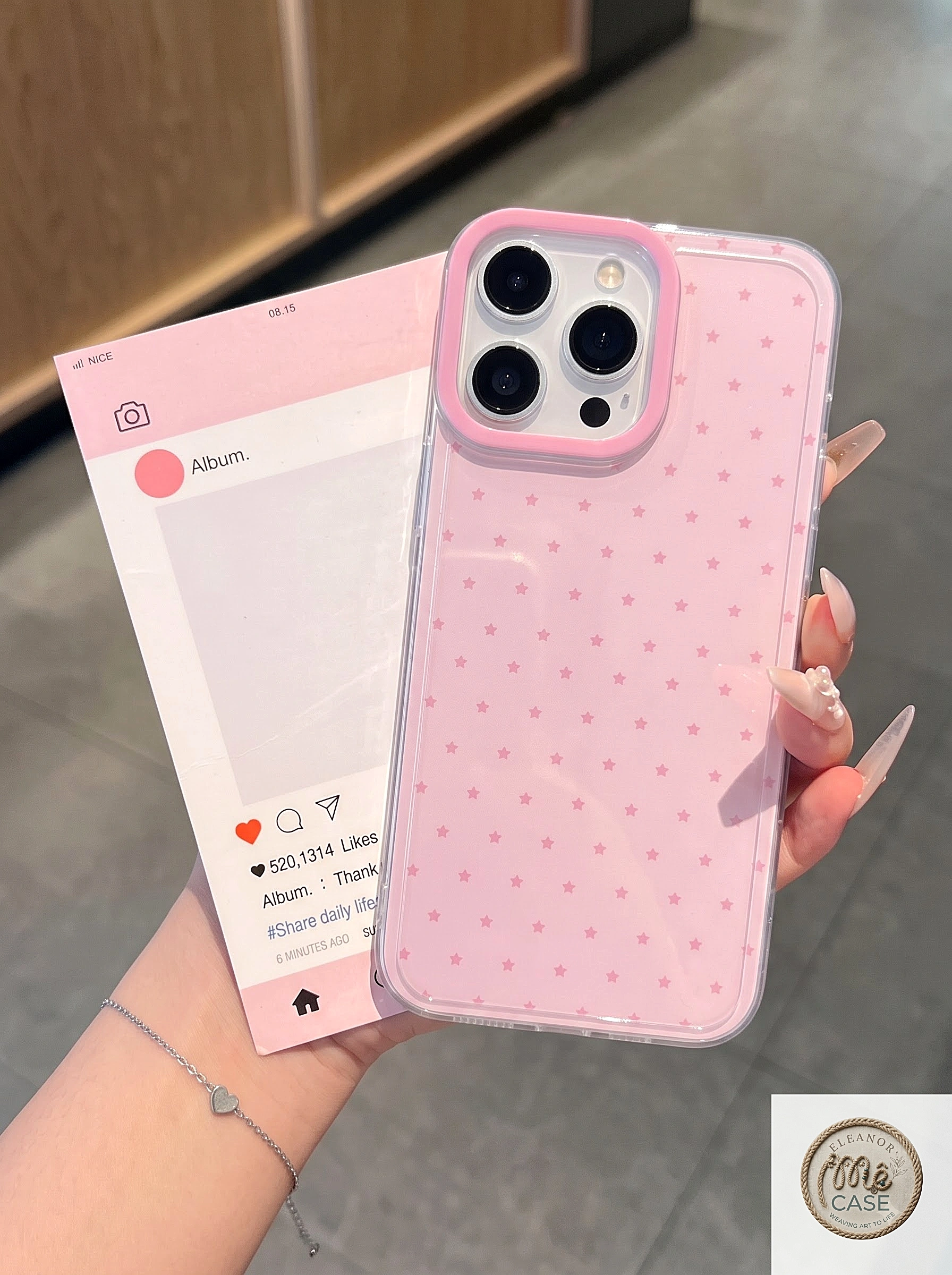 MÃ 47. Ốp Lưng Iphone Bảo Vệ Camera Họa Tiết KuteKase