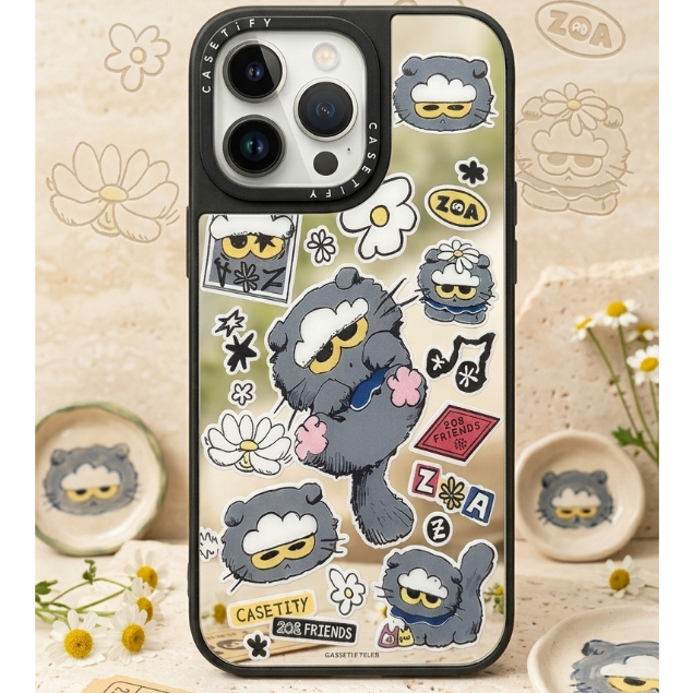 Ốp Lưng Mèo Mặt Ngốc Vô Tri Cho iPhone - Case Điện Thoại Độc Đáo Ngộ Nghĩnh
