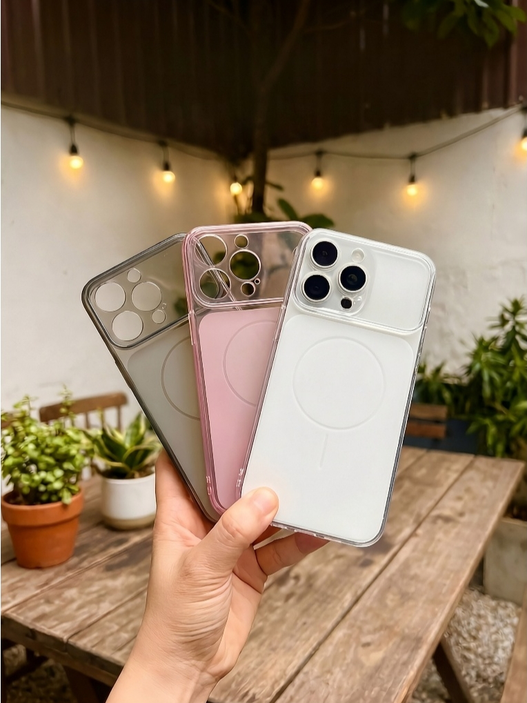 ỐP LƯNG IPHONE KHUNG VIỀN CAMERA 17 PROMAX - LƯNG MỜ- CHỐNG Ố-TÍCH HỢP SẠC TỪ TÍNH CHO IPHONE