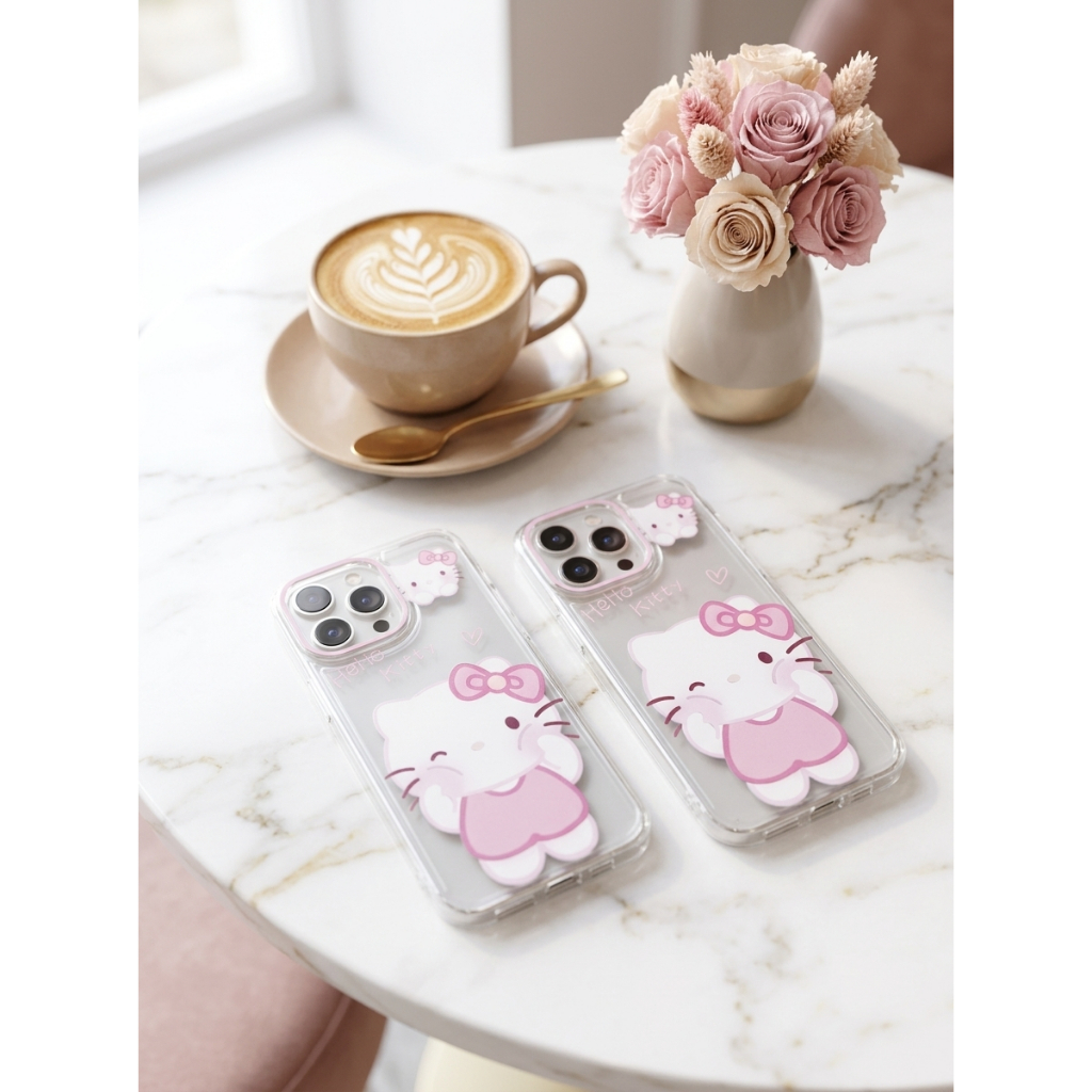 Ốp Lưng iPhone Kitty Cute Hồng