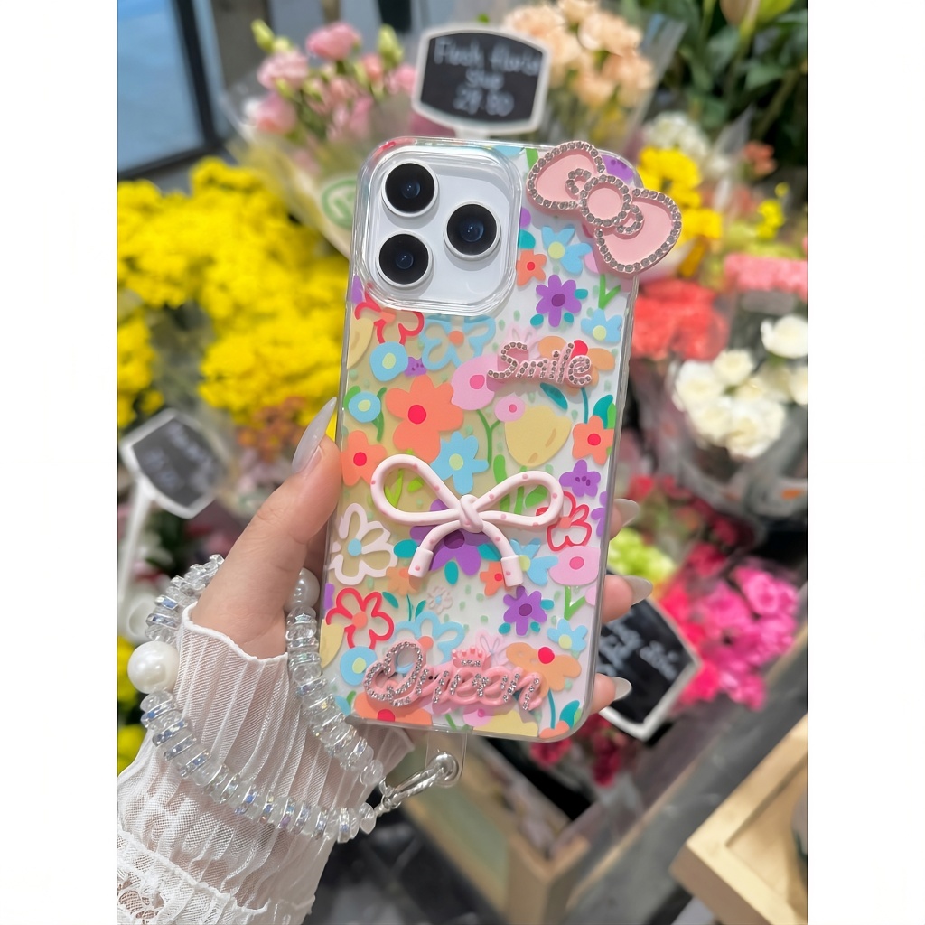 Ốp Lưng iPhone Nơ Hoa Rực Rỡ - Mùa Hè Vui Tươi