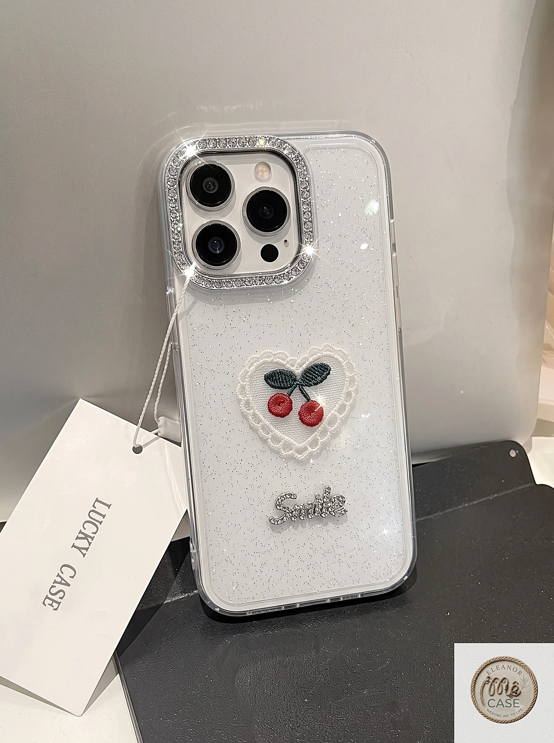 🌸  ỐP LƯNG IPHONE CHERRY PHONG CÁCH HÀN QUỐC CỰC CUTE  _ CHERRY KAWAII CASE  🍒✨