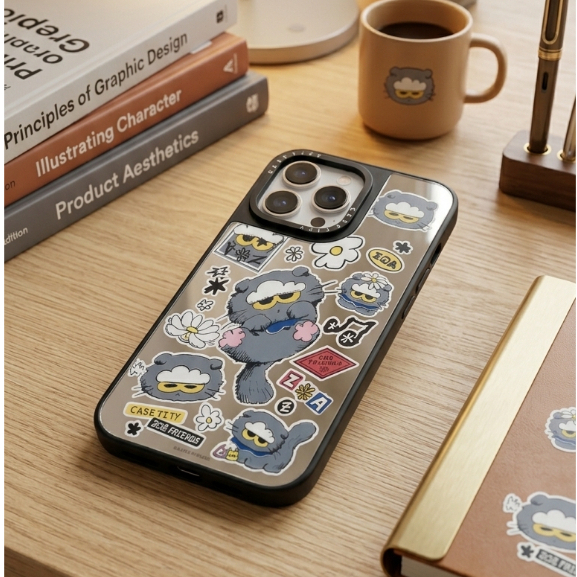 Ốp Lưng Mèo Mặt Ngốc Vô Tri Cho iPhone - Case Điện Thoại Độc Đáo Ngộ Nghĩnh