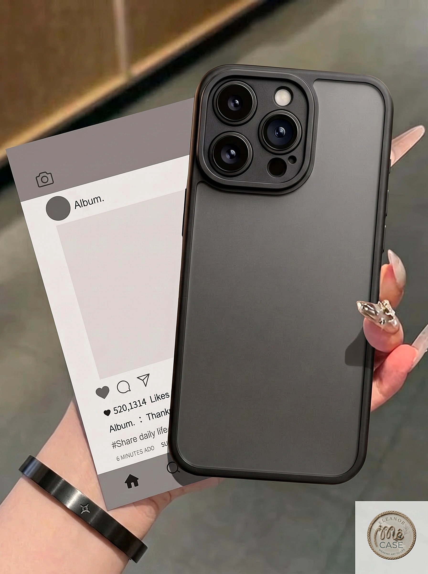Ốp Lưng IPHONE Viền Màu Mặt Nhám Mờ Cao Cấp Chống Bám Vân Tay - Tản Nhiệt-Chống Sốc