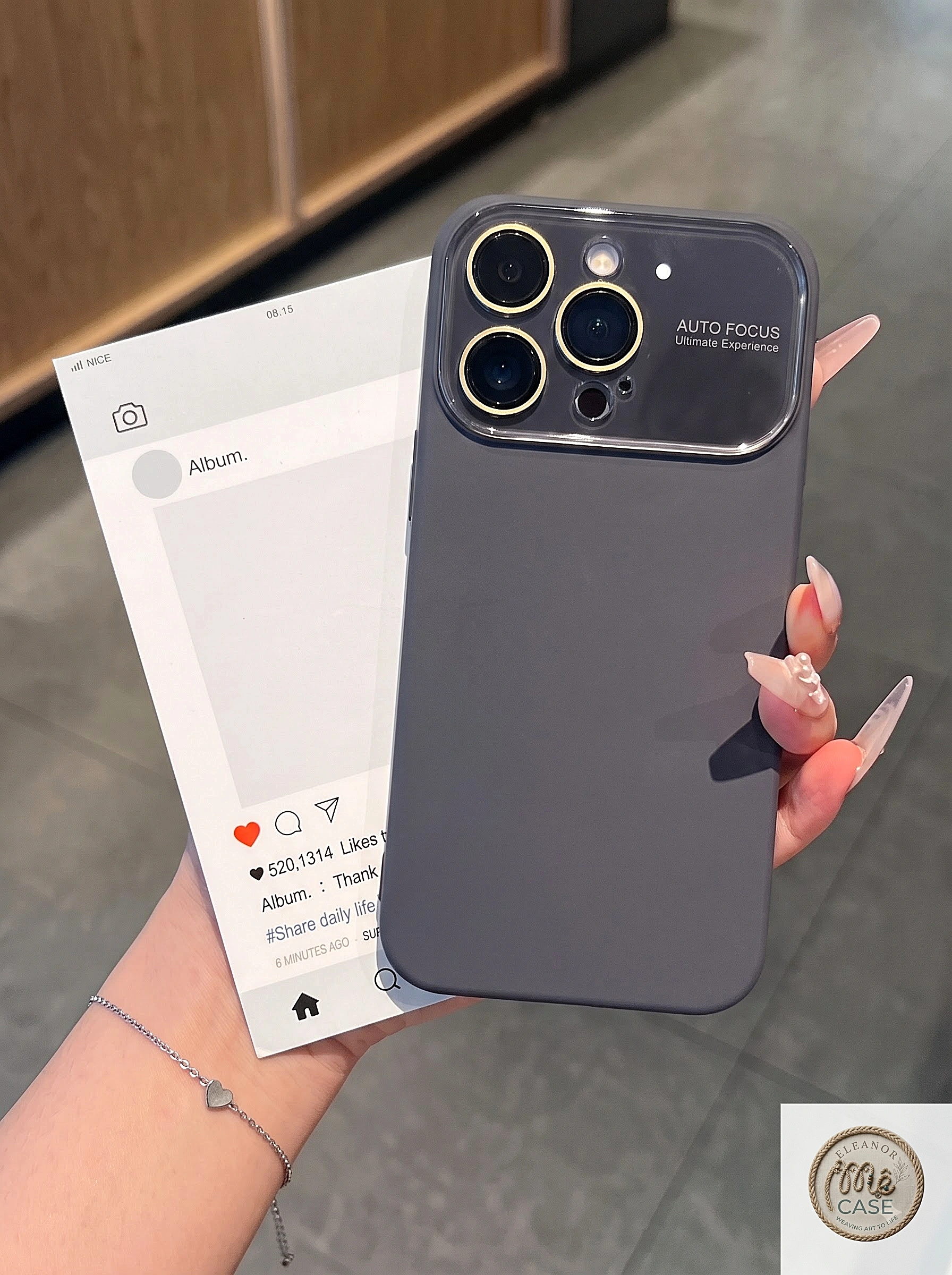 Ốp Lưng Iphone - Ốp  Chống Bẩn Độ Full Camera 17Promax Đẳng Cấp