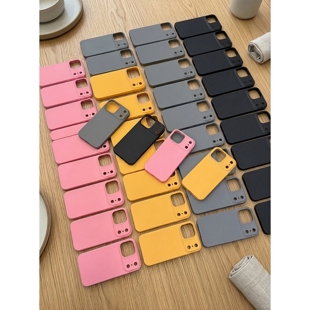 Ốp Lưng Iphone Mịn Lì Basic Style Color Siêu Xinh