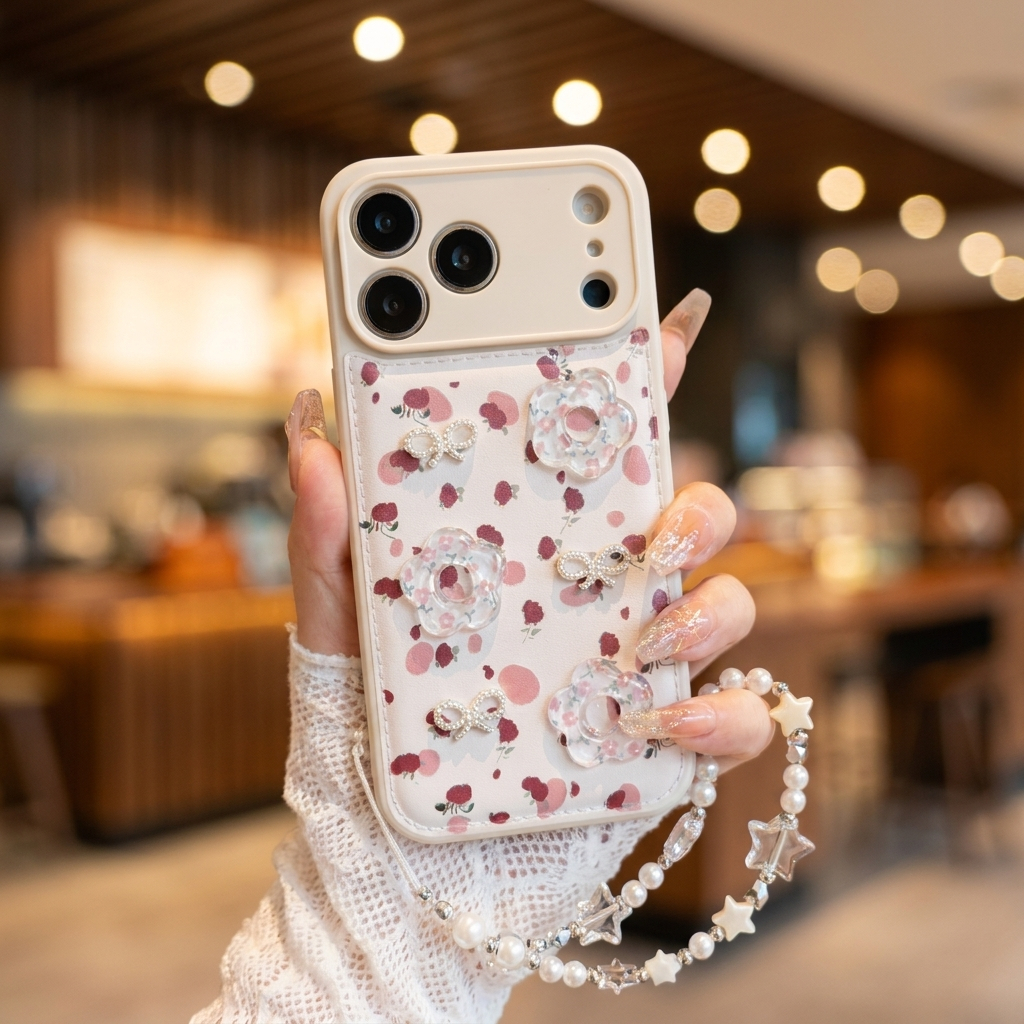 Ốp Lưng Iphone Hoa Pha Lê