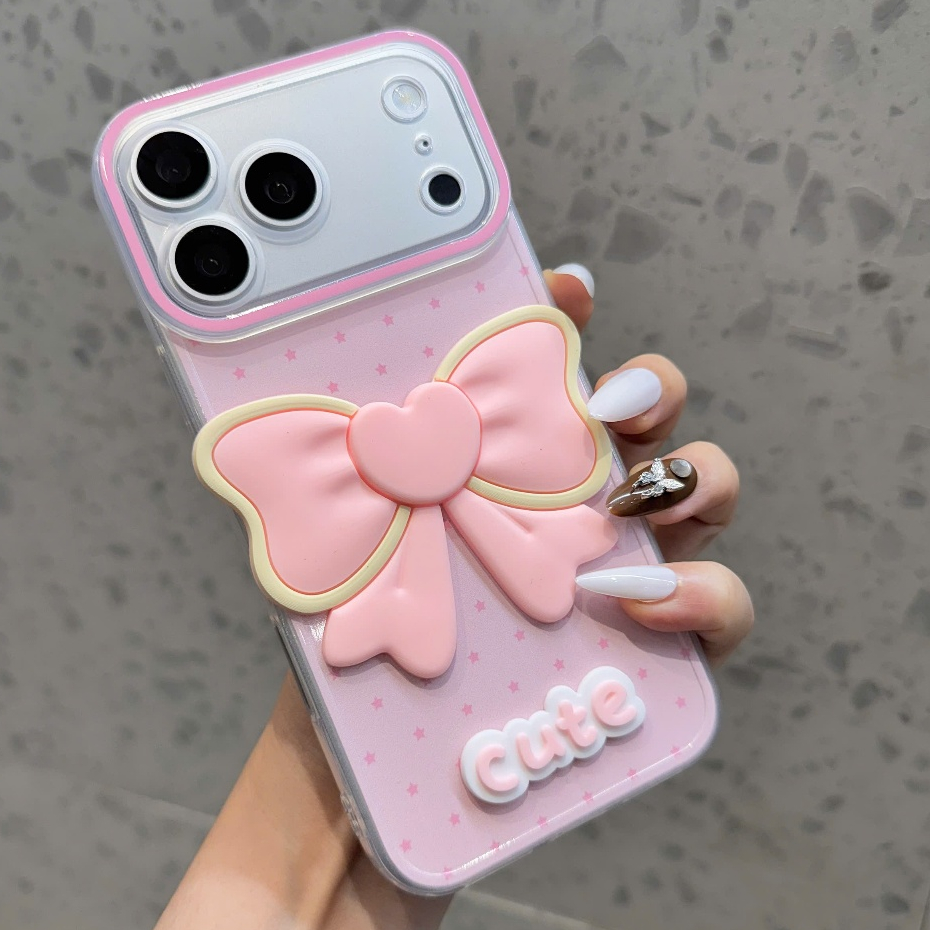 🎀 Ốp lưng iPhone Bow Cute Edition - Nơ Nổi Siêu Xinh💕💞