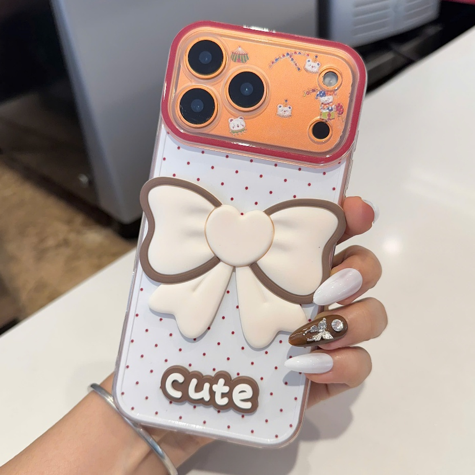 🎀 Ốp lưng iPhone Bow Cute Edition - Nơ Nổi Siêu Xinh💕💞