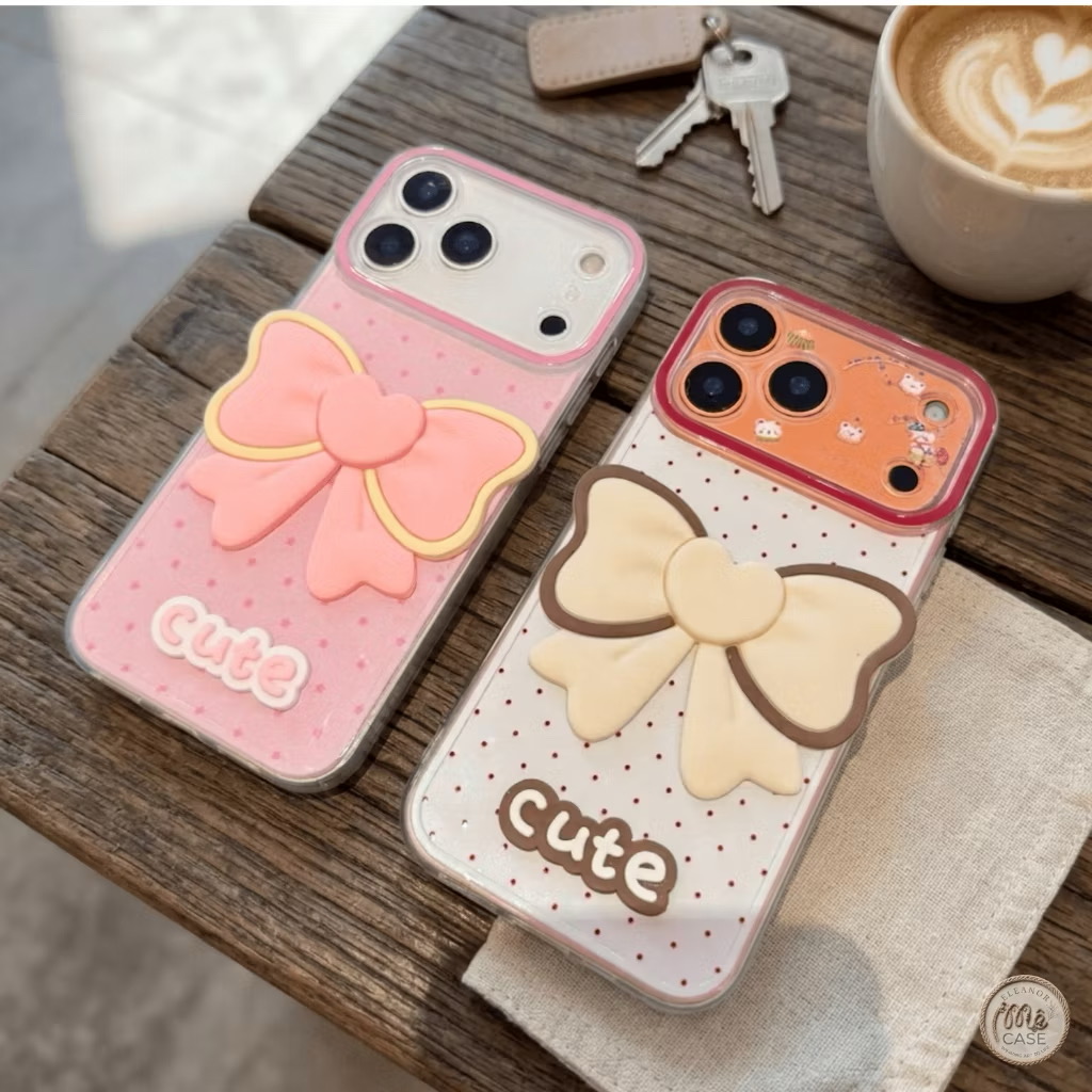 🎀 Ốp lưng iPhone Bow Cute Edition - Nơ Nổi Siêu Xinh💕💞