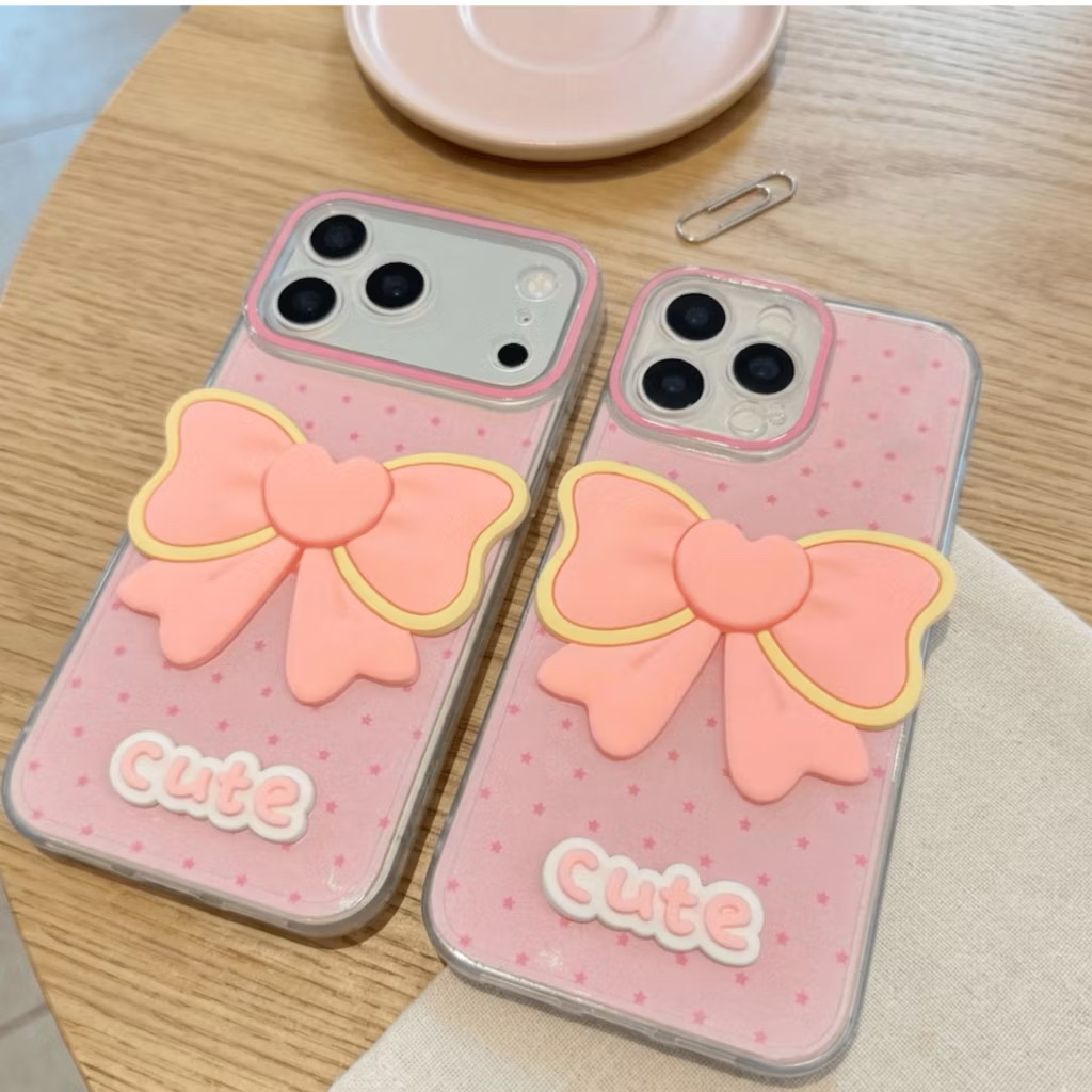 🎀 Ốp lưng iPhone Bow Cute Edition - Nơ Nổi Siêu Xinh💕💞