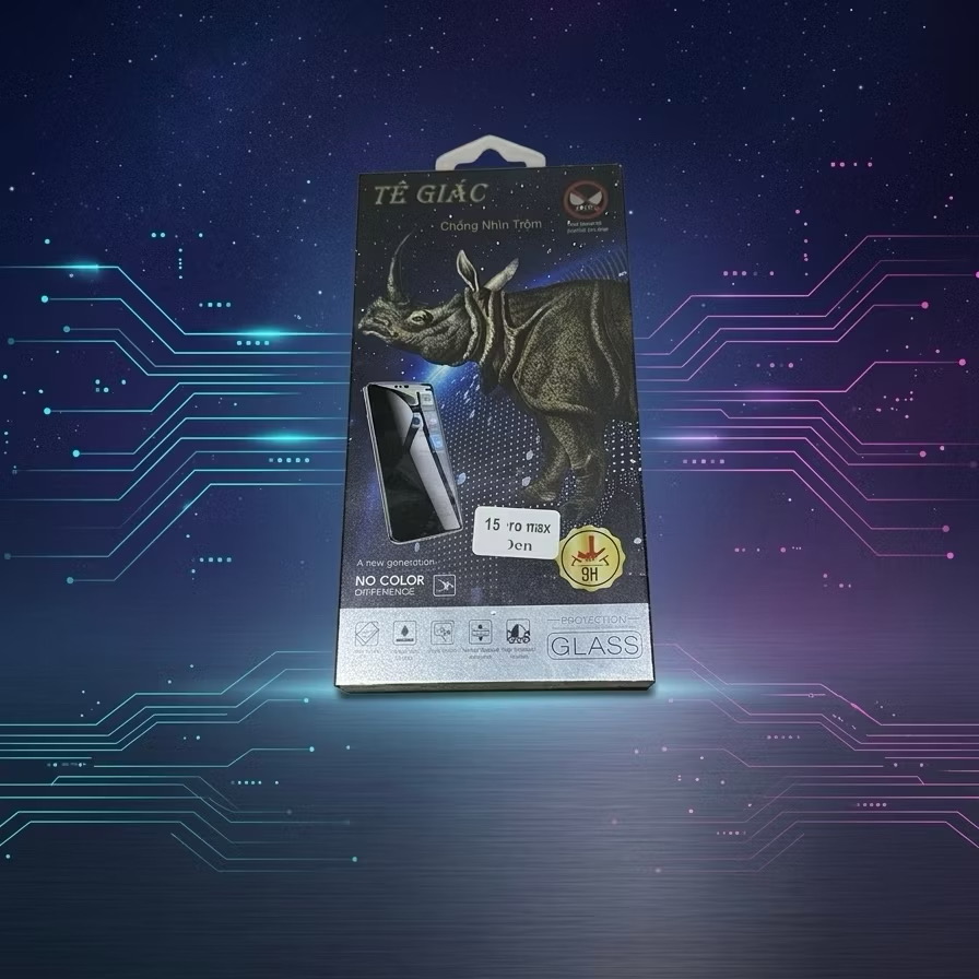 Kính Cường Lực Tê Giác chống nhìn trộm cho iphone