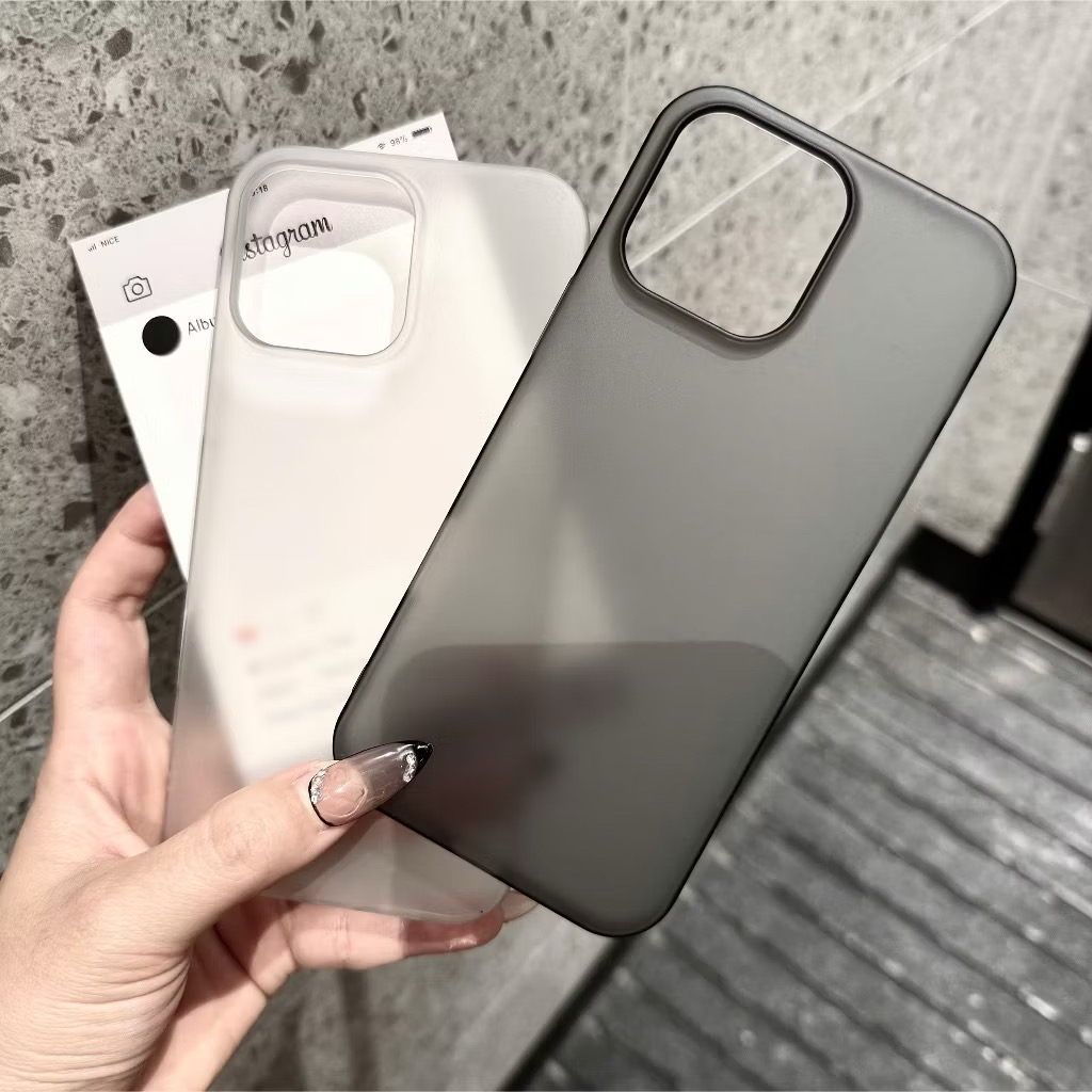 Ốp Lưng IPHONE Cứng Nhám Mờ (Frosted Matte) đỉnh cao của sự tối giản và sang trọng