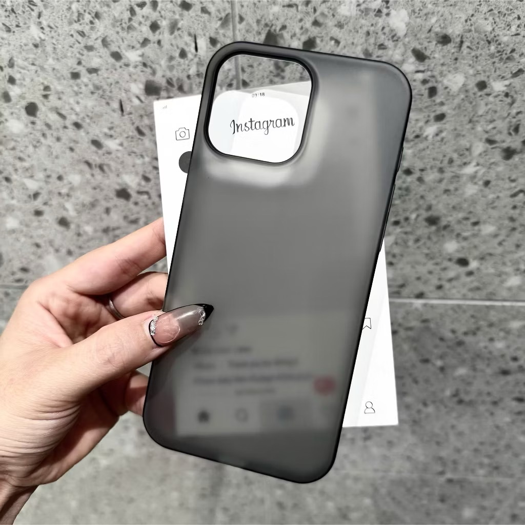 Ốp Lưng IPHONE Cứng Nhám Mờ (Frosted Matte) đỉnh cao của sự tối giản và sang trọng