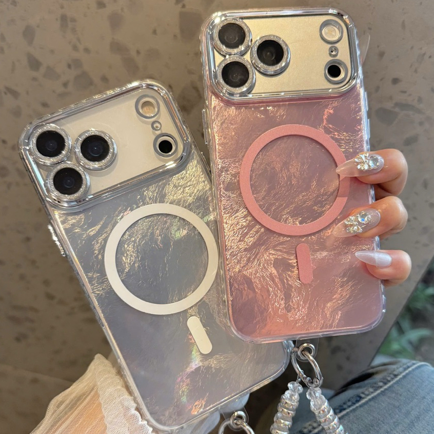 Ốp lưng IPhone Ánh Ngọc Trai Smile Horse, Sạc Từ Tính