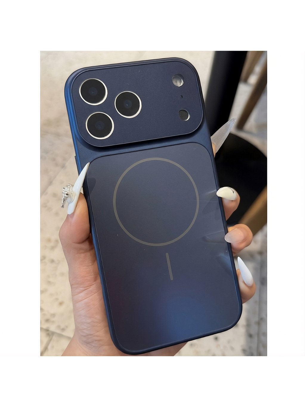 ỐP LƯNG IPHONE TỪ TÍNH TRƠN 3 MÀU CÓ BẢO VỆ ỐNG KÍNH  🛡️🔋